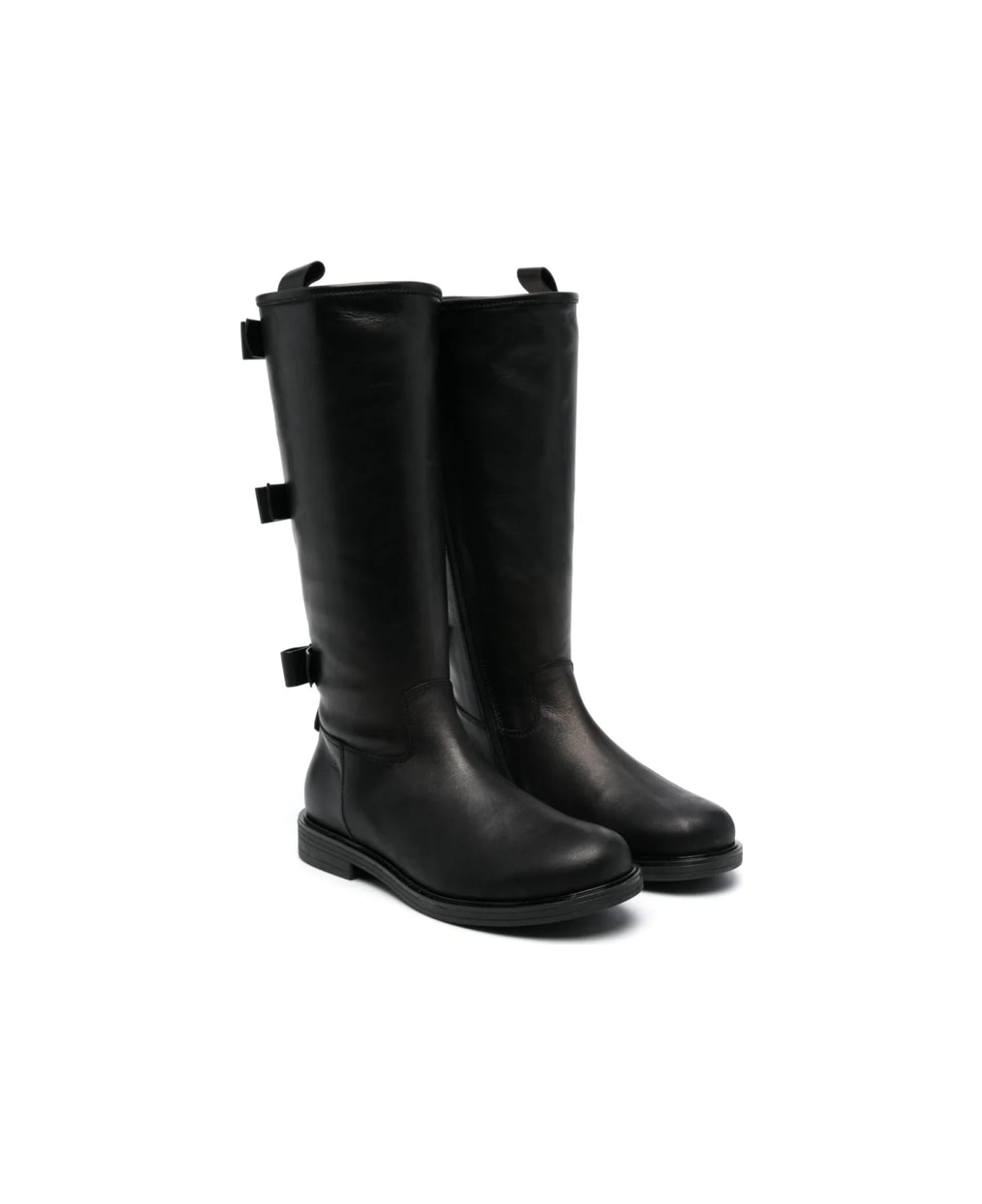 Florens Boots With Bow - Black