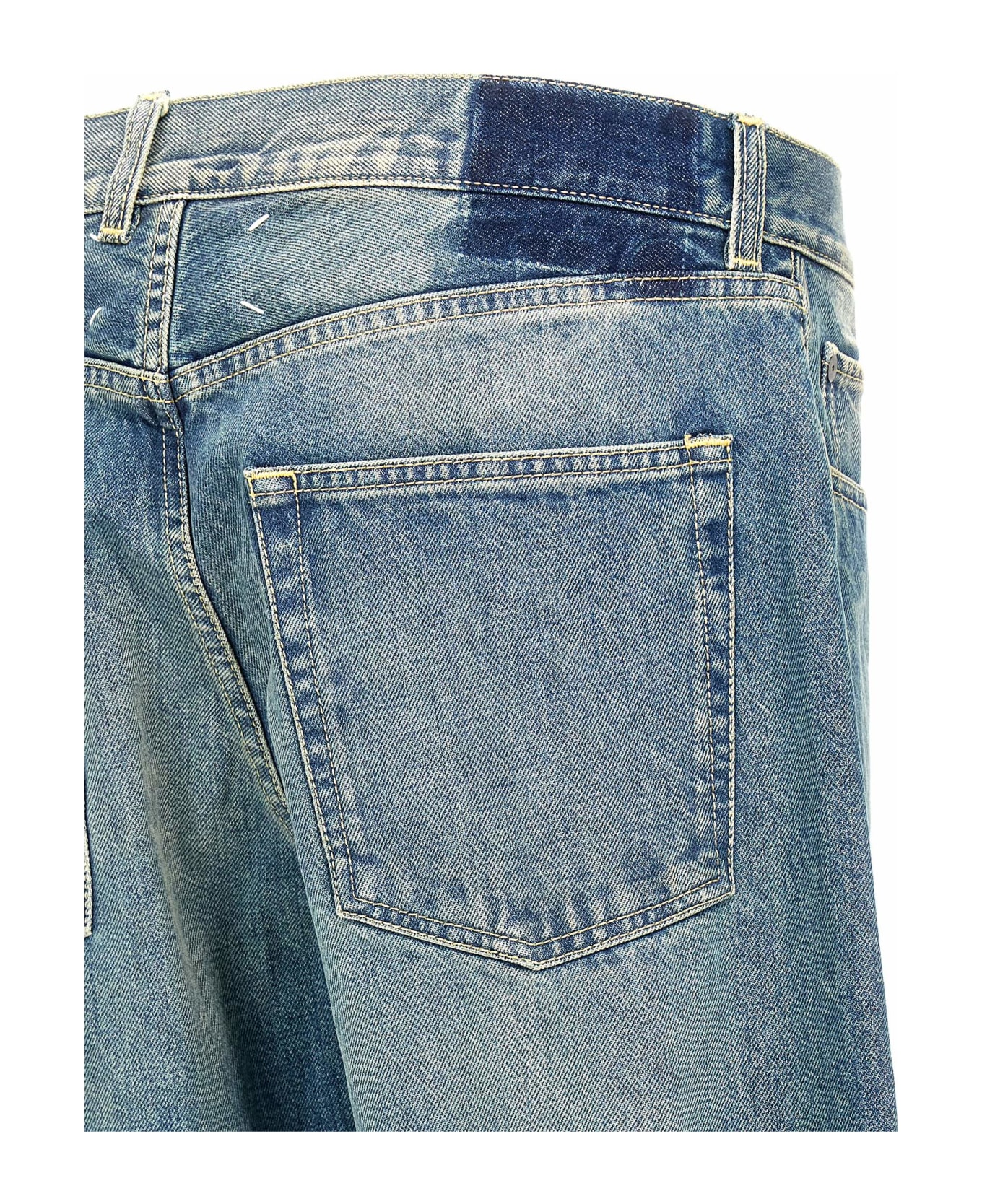 Maison Margiela Washed Denim Jeans - Blue