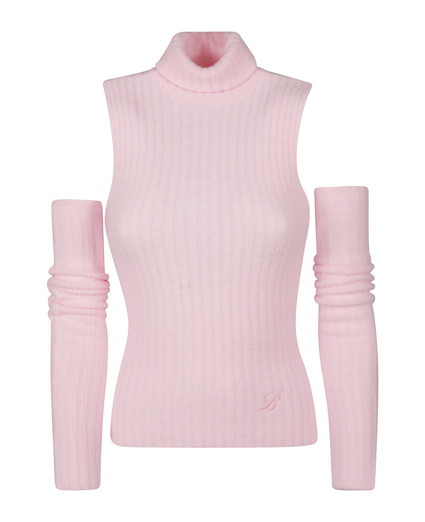 Blumarine Cut Out Turtleneck Sweater - Dalia