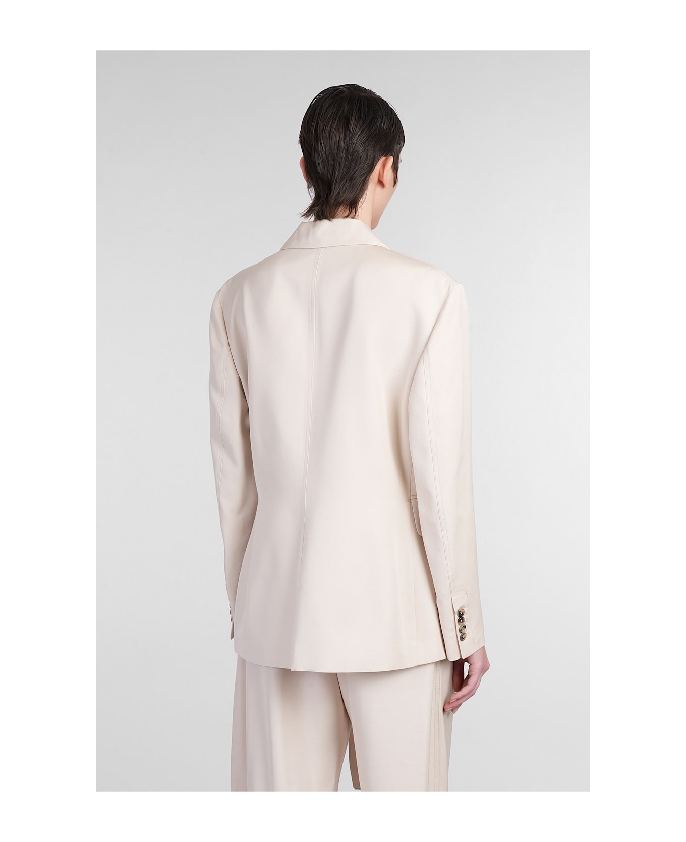 J.W. Anderson Blazer In Beige Viscose - beige