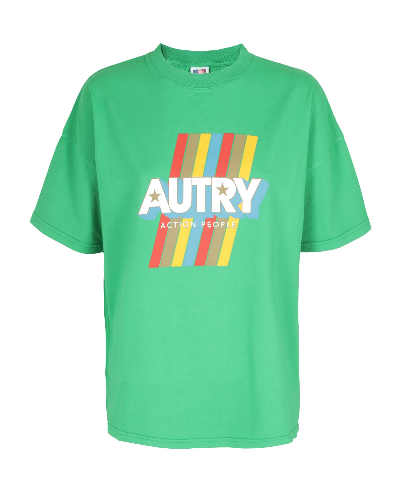 Autry T-shirt Aerobic - Tinto Green
