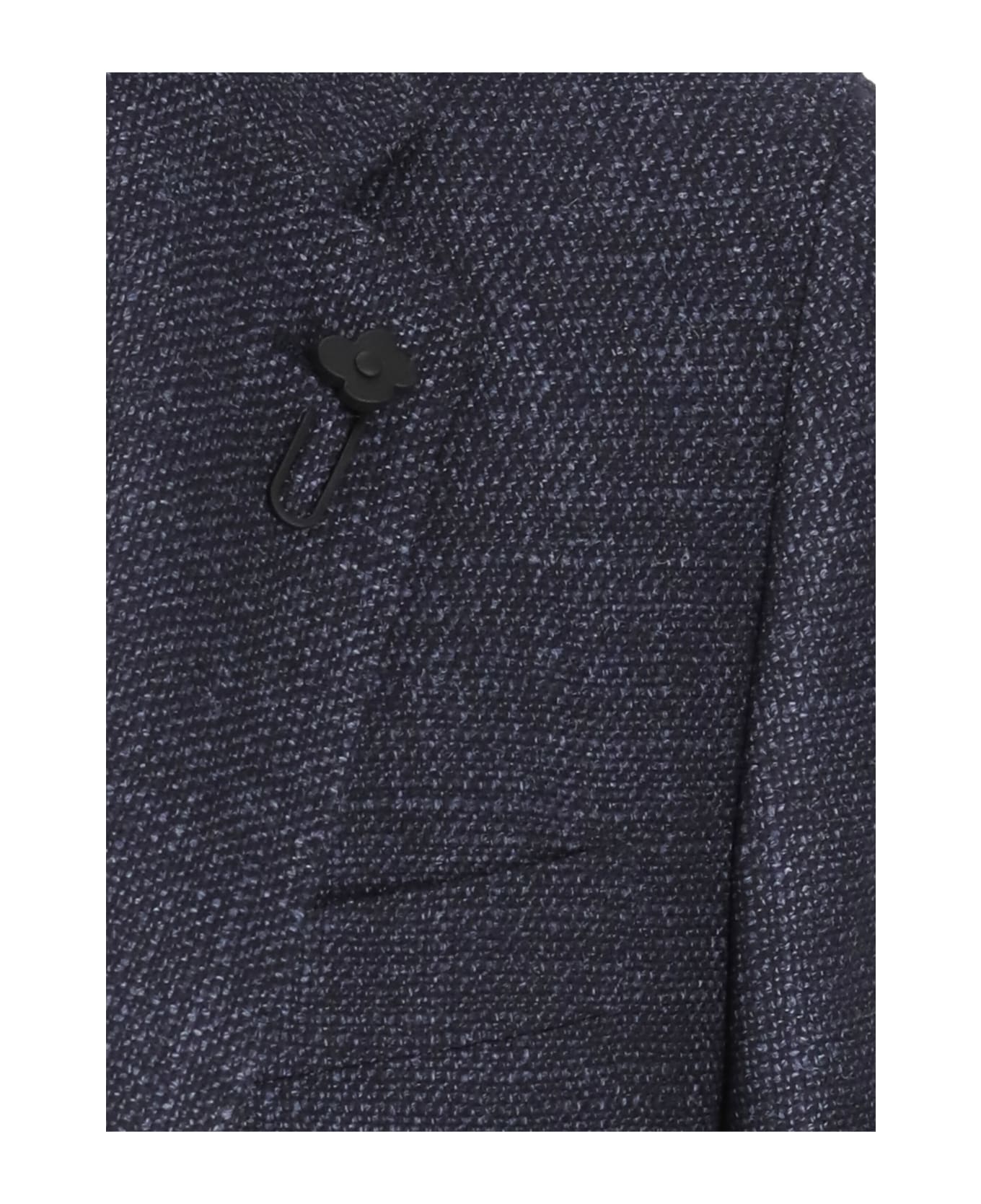 Lardini Wool And Silk Jacket - Blue