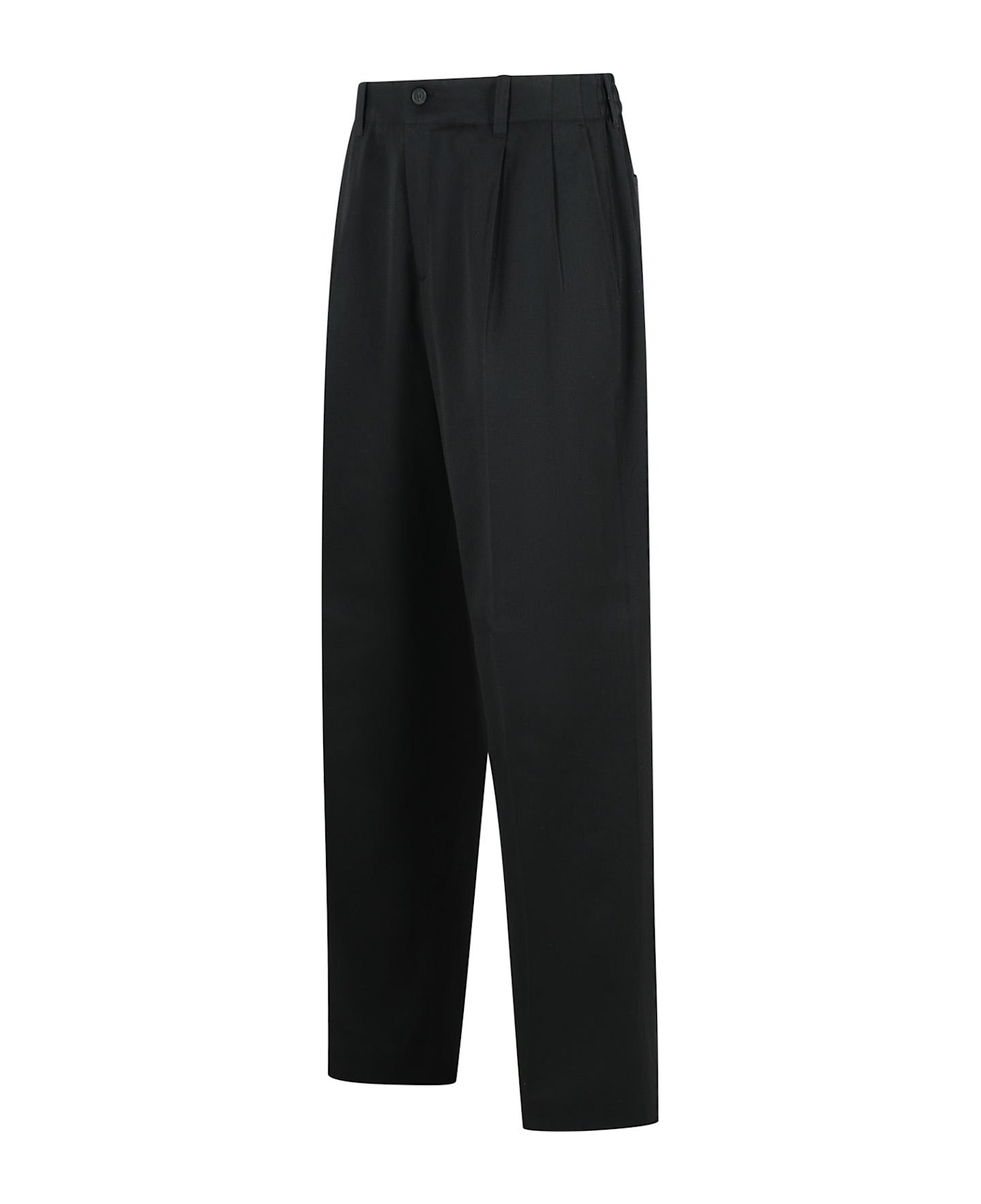 Golden Goose 'slacks' Black Virgin Wool Pants - Black