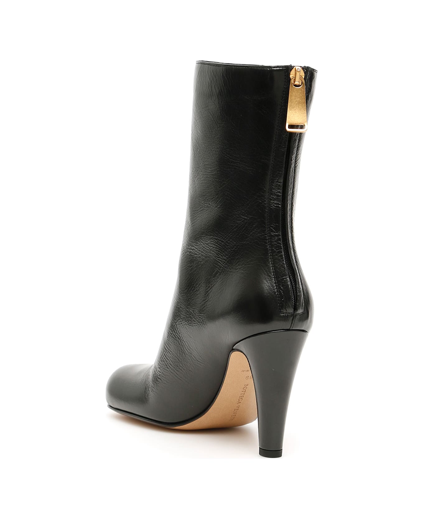 Bottega Veneta Laville Calfskin Booties - NERO (Black)