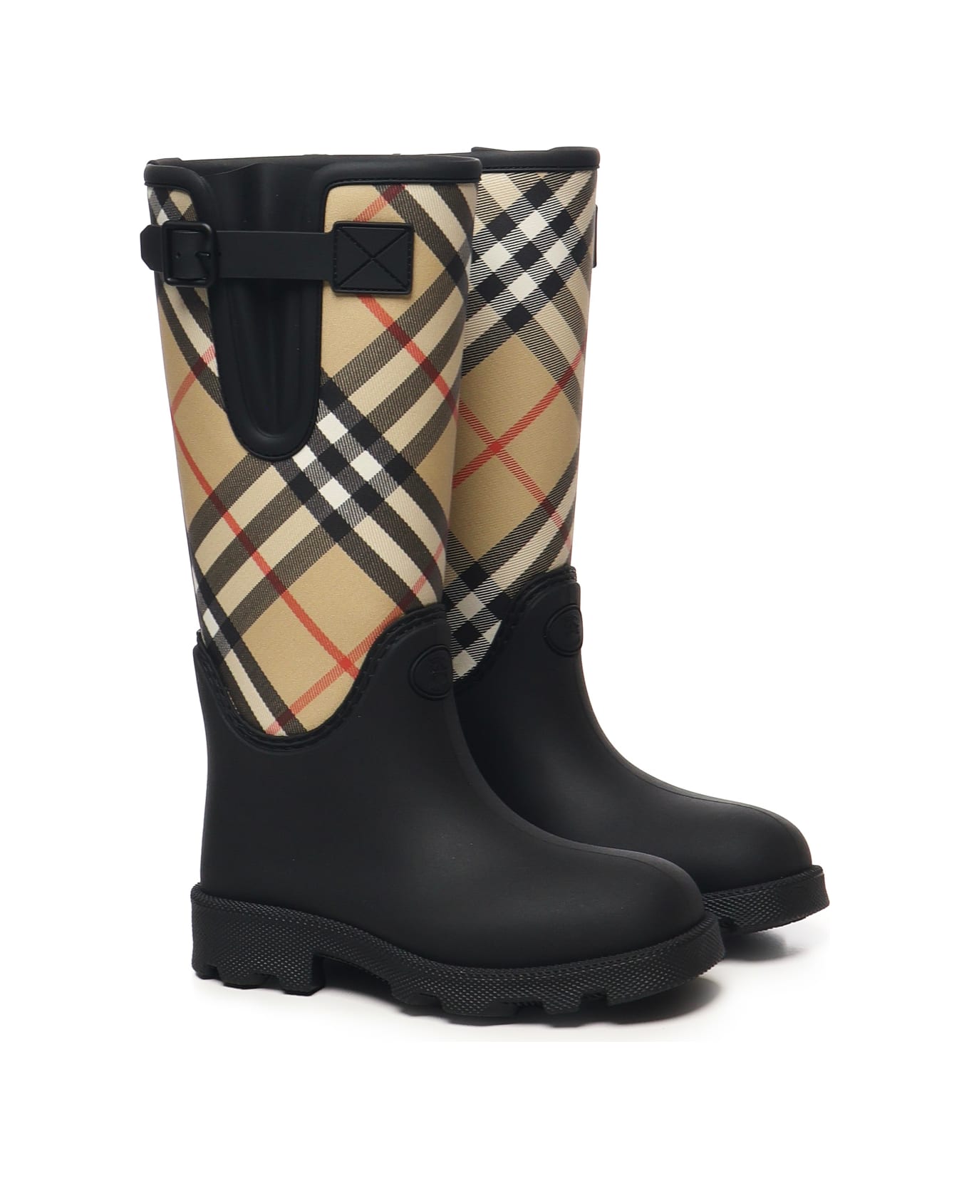 Burberry Marsh Stamp High Boots - Black