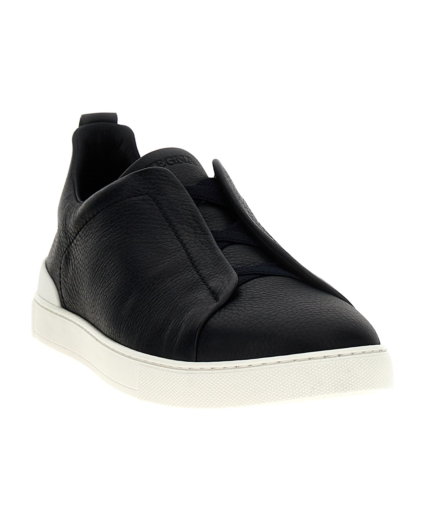 Zegna 
triple Stitch
 Sneakers - Blue
