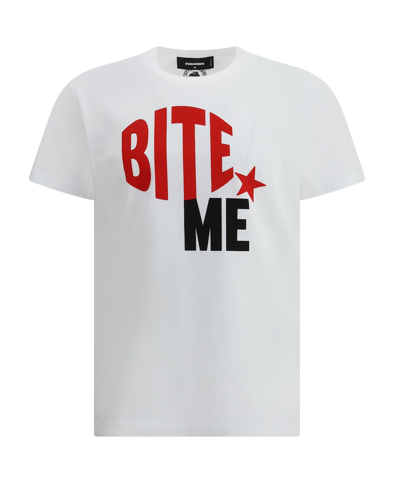 Dsquared2 T-shirt Whit Maxi Print