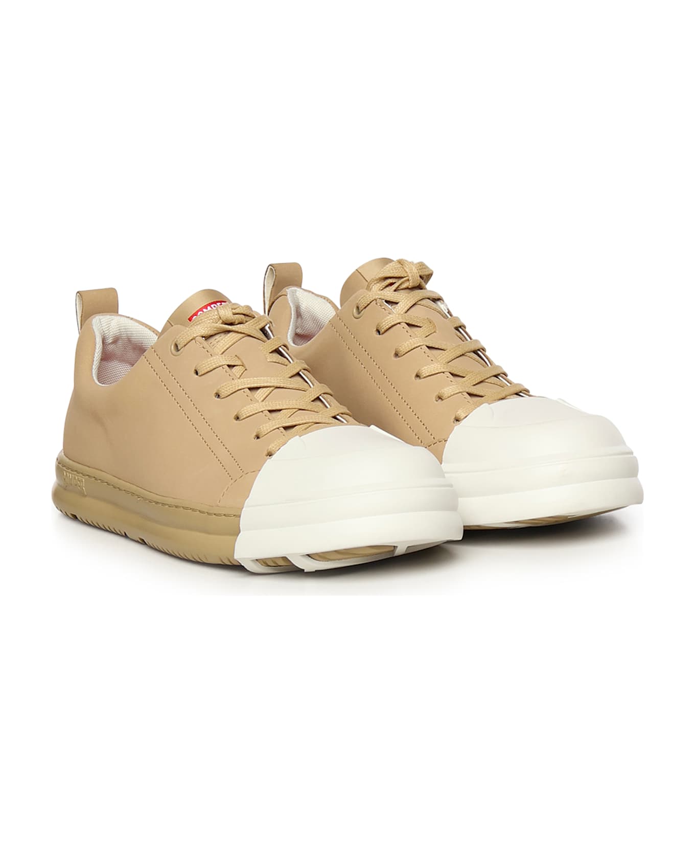 Camper Junction Beige Snakers - BEIGE/WHITE