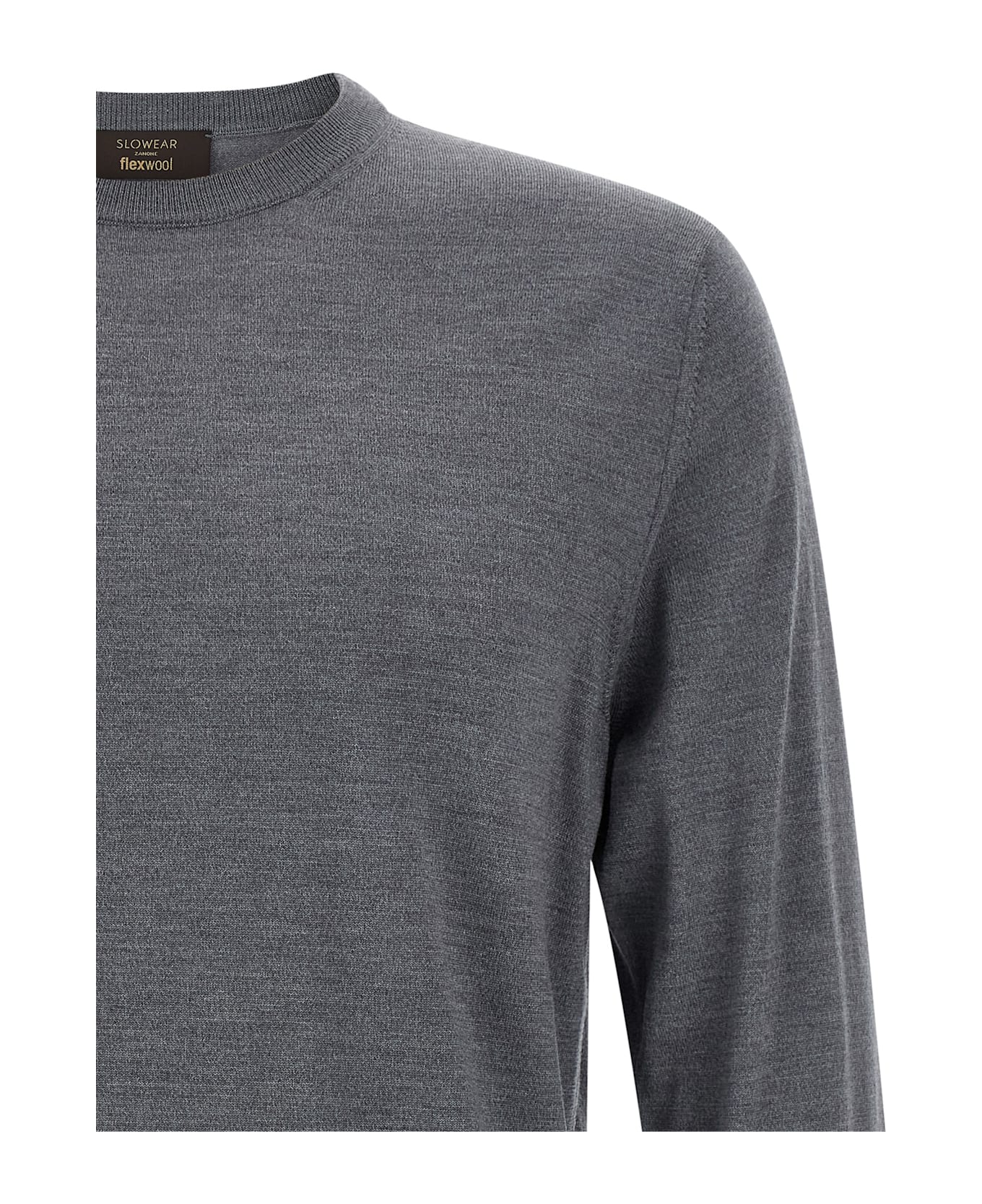 Zanone Flexwool Wool Sweater - Gray