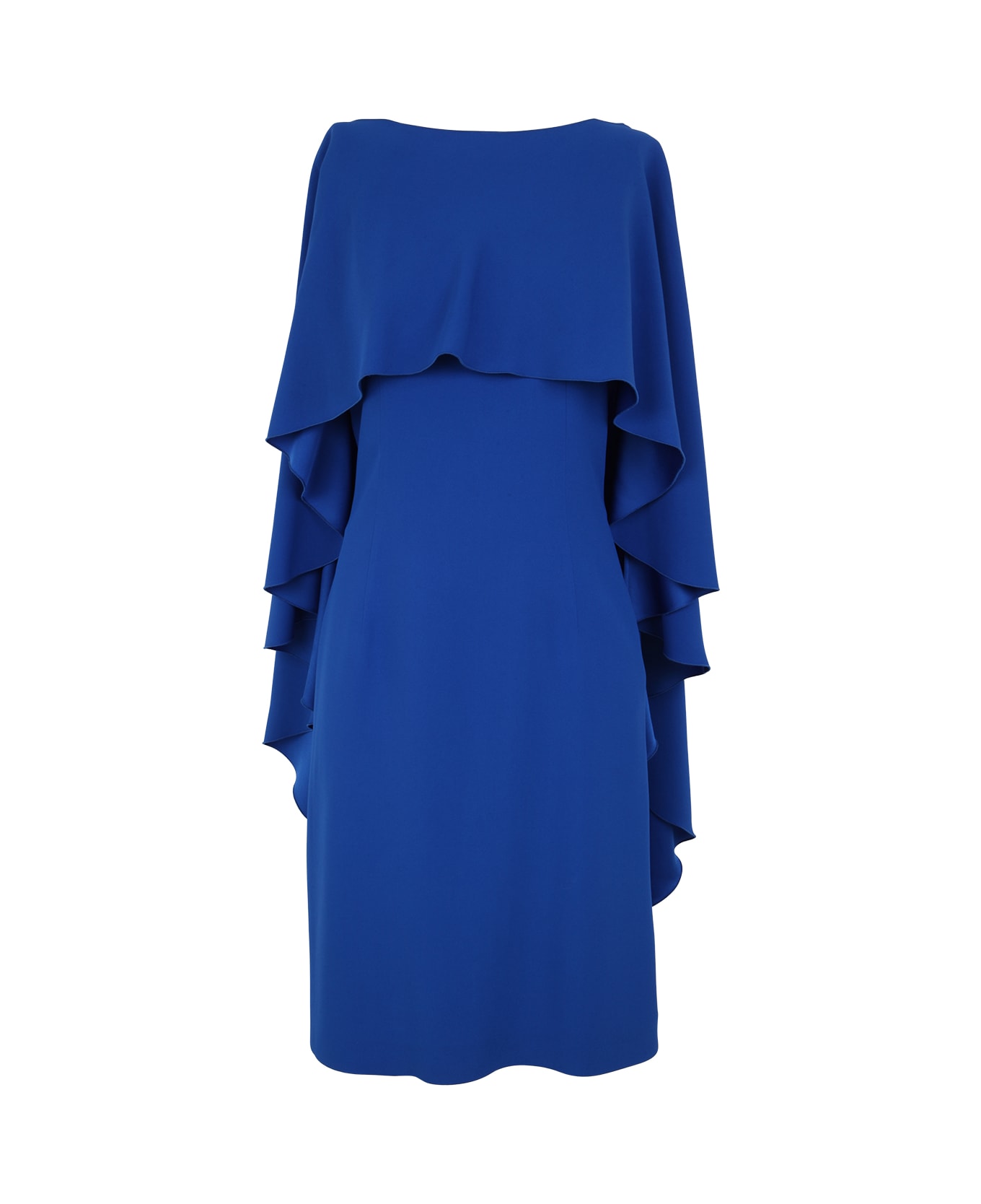 Alberta Ferretti Envers Satin Dress - Electric Blue ワンピース＆ドレス