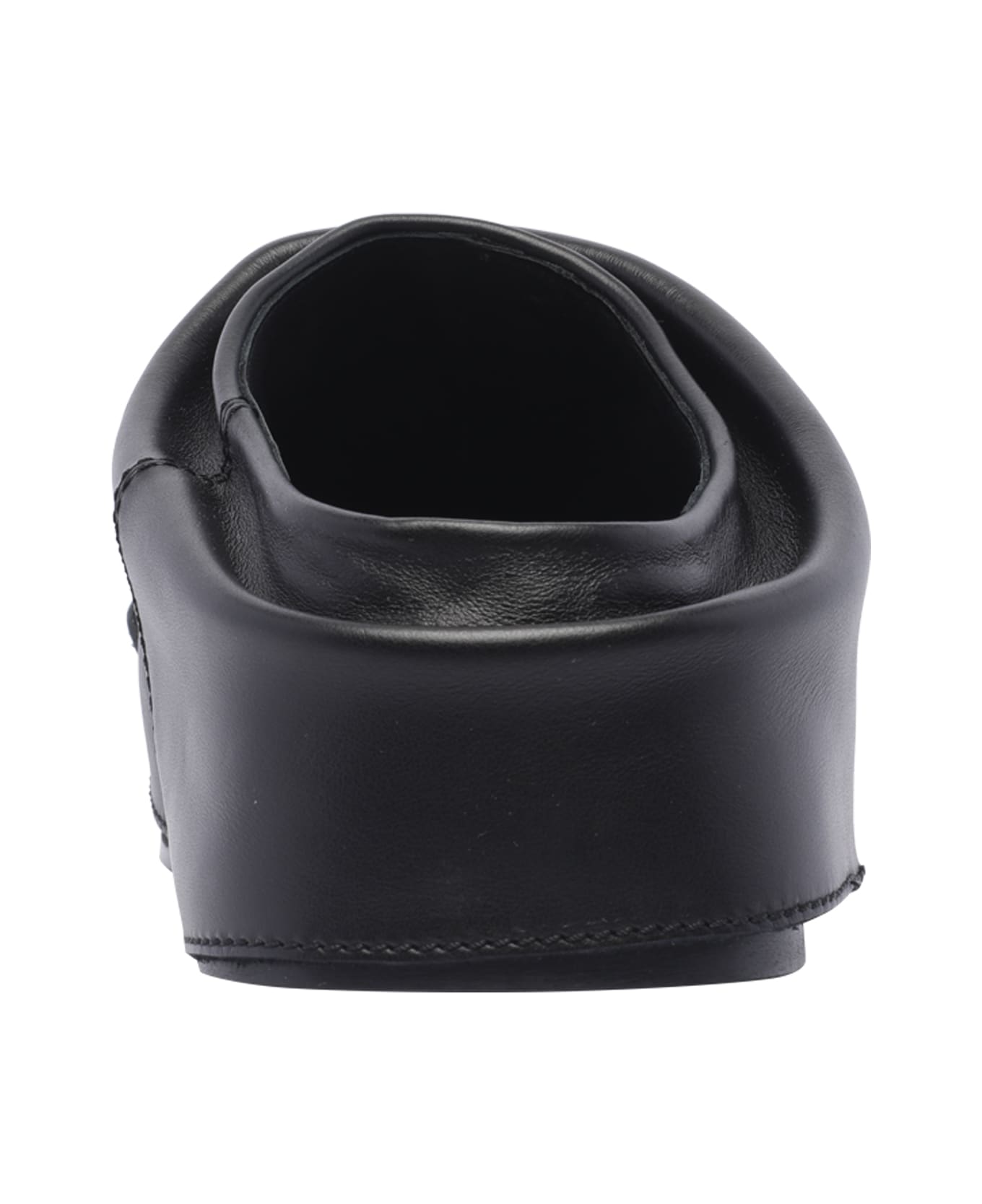 The Attico Mini Robin Sabot - Black