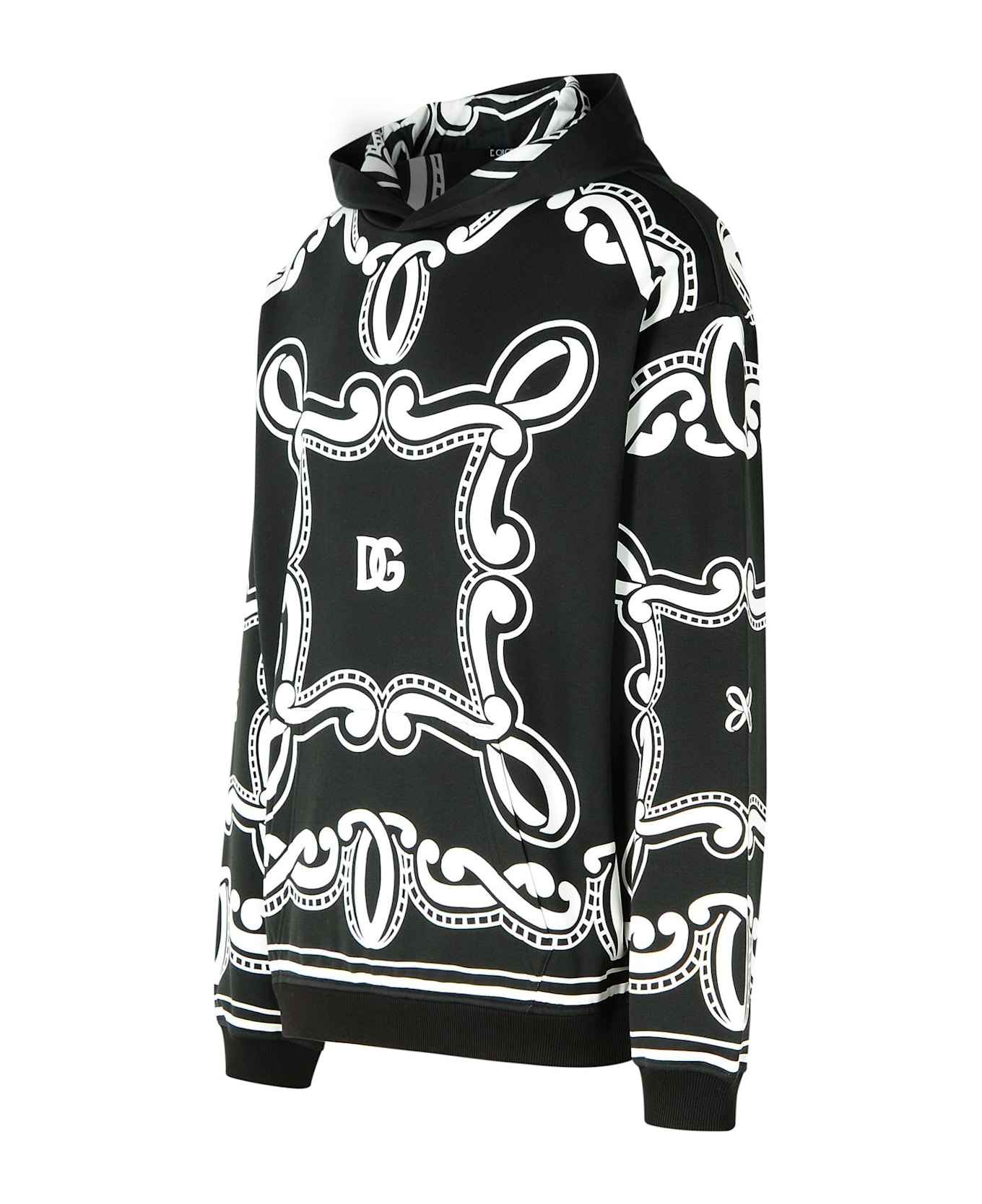 Dolce 
Gabbana Black Cotton Sweatshirt - Black
