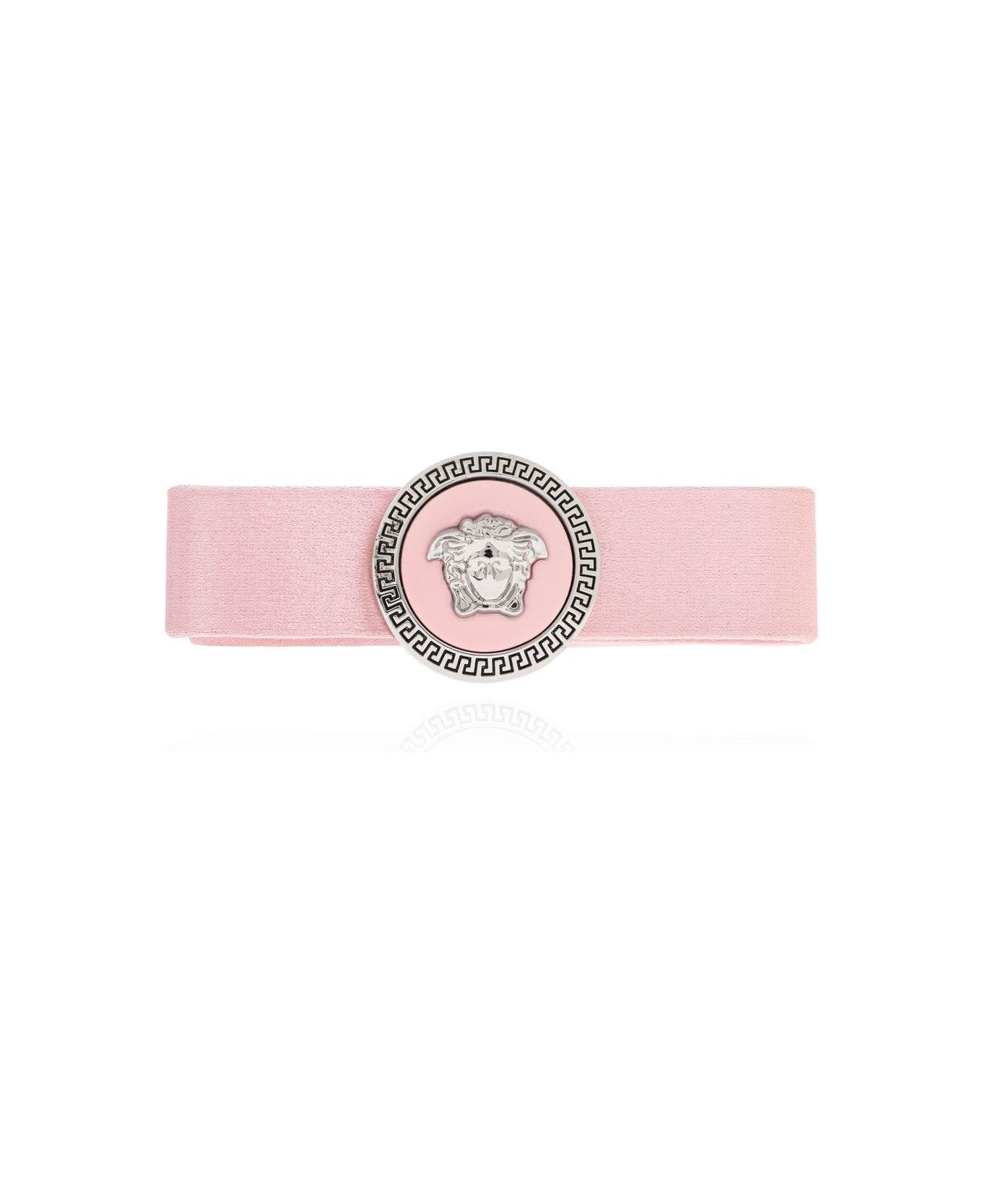 Versace Right Gianni Ribbon Bow-detailed Hair Clip - PINK