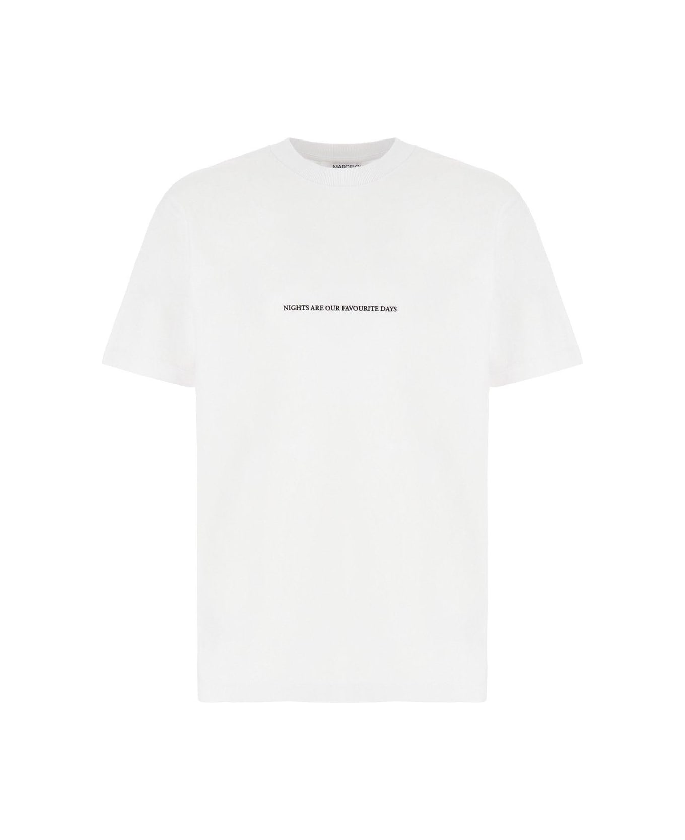 Marcelo Burlon Party Quote-print T-shirt - White シャツ