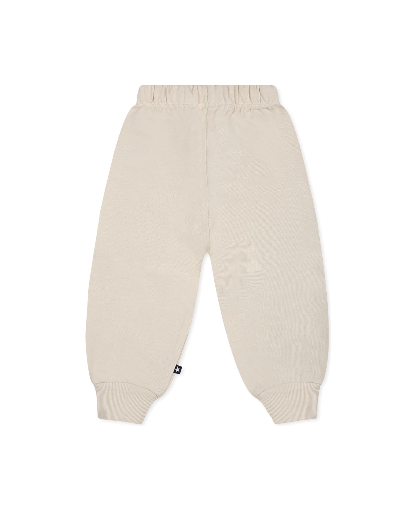 Molo Ivory Trousers For Baby Girl - Ivory