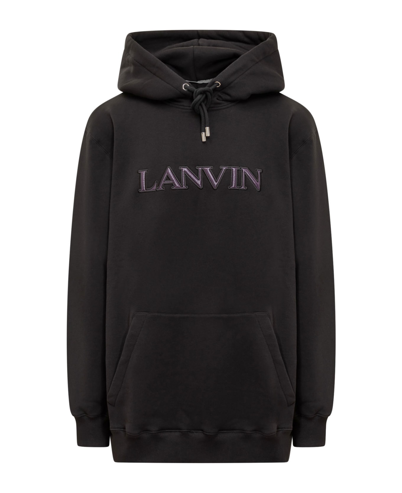 Lanvin Oversized Hoodie - Black フリース