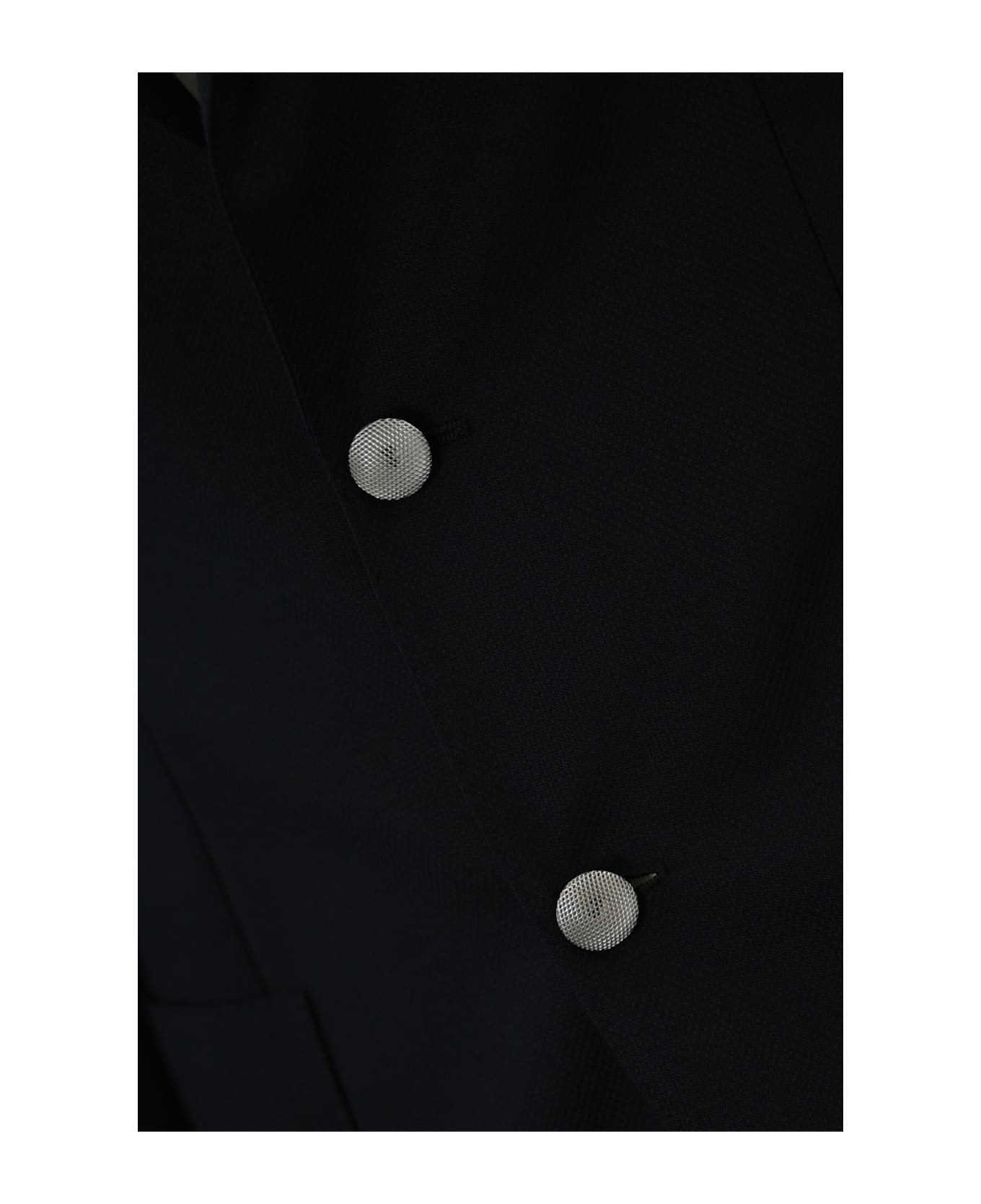 Lardini Roma Single-breasted Jacket In Wool Blend - Blu
