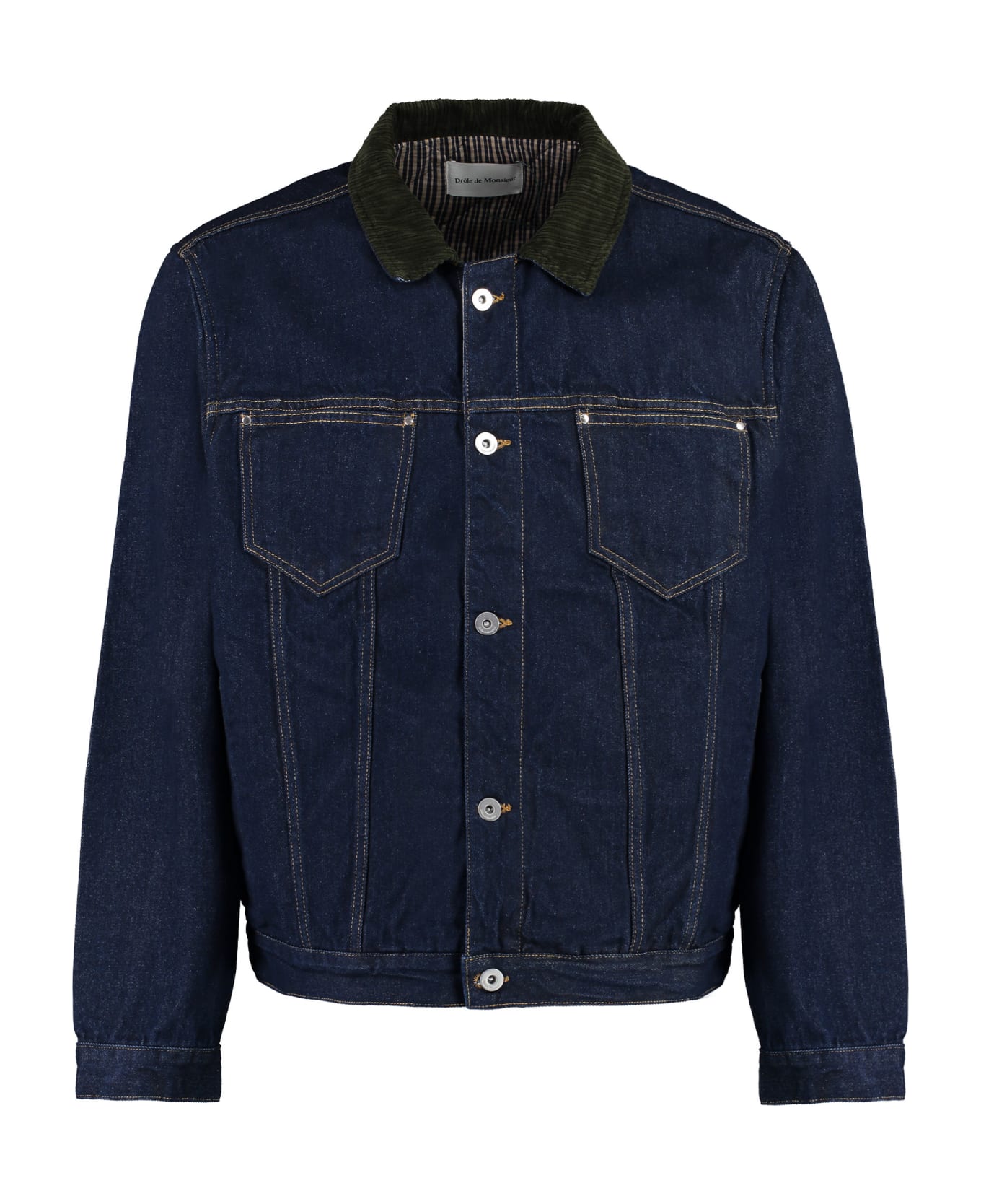 Drôle de Monsieur Jean Denim Jacket - Denim