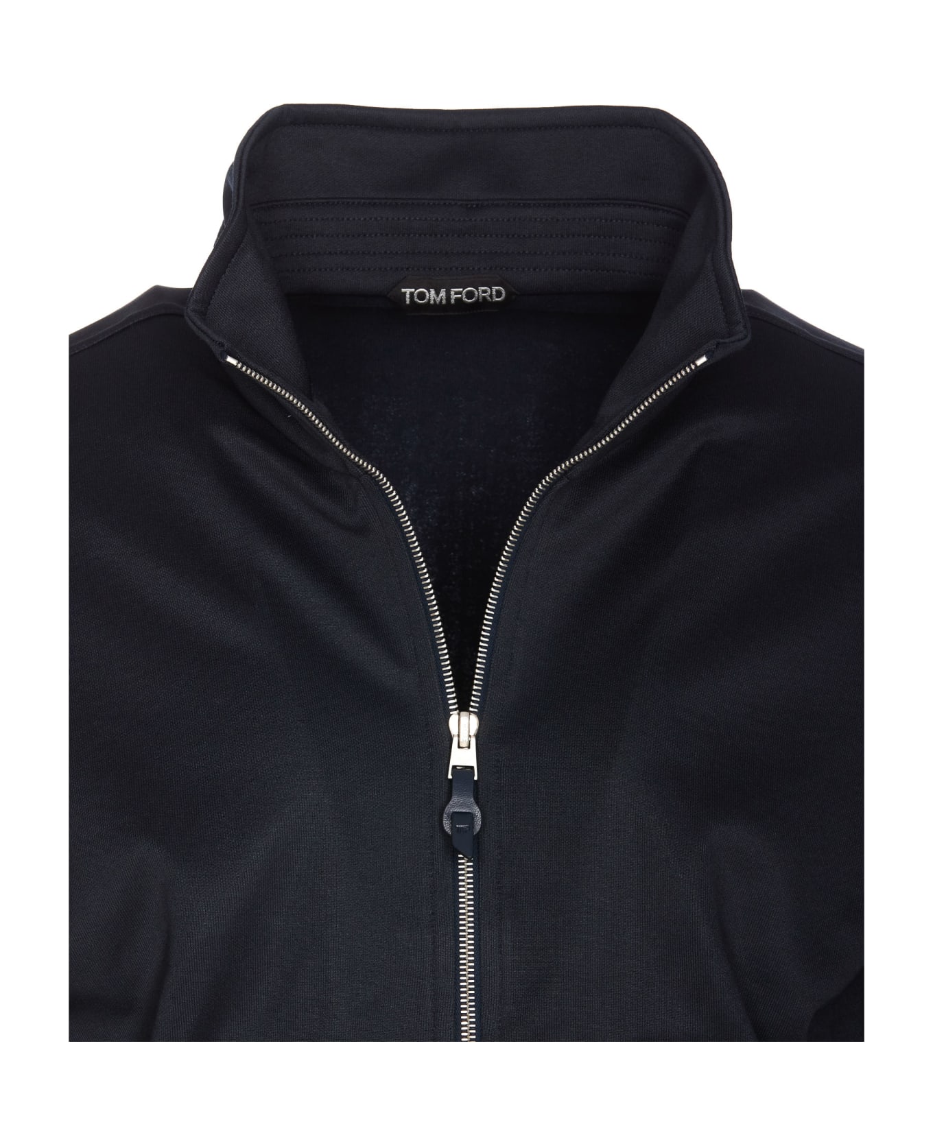 Tom Ford Zip Sweatshirt - Blue ニットウェア