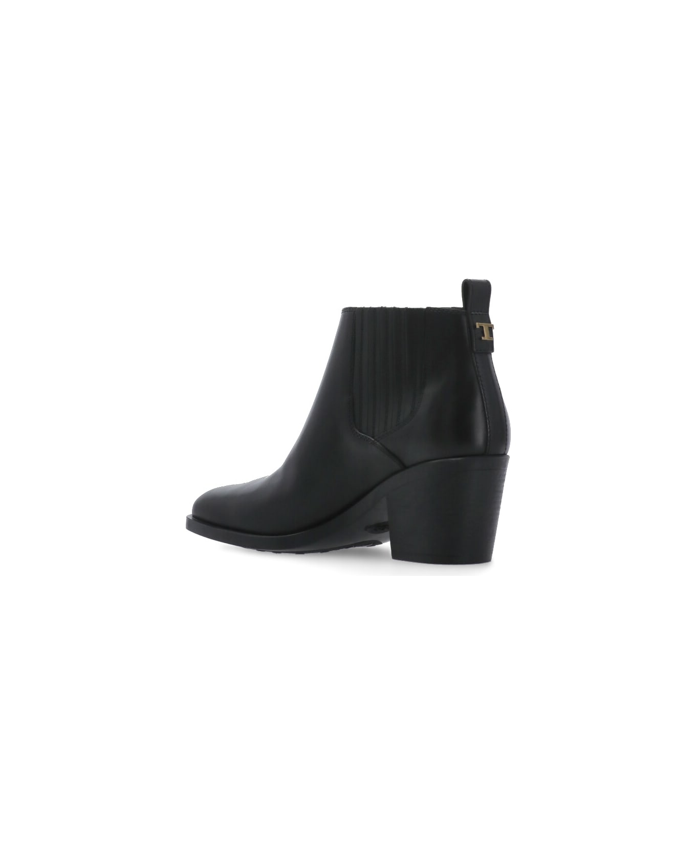 Tod's Leather Ankle Boot - Black