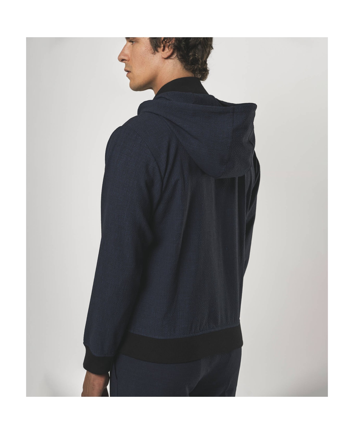 Larusmiani Sea Island Tracksuit Hoodie Babe Jacket - Blue