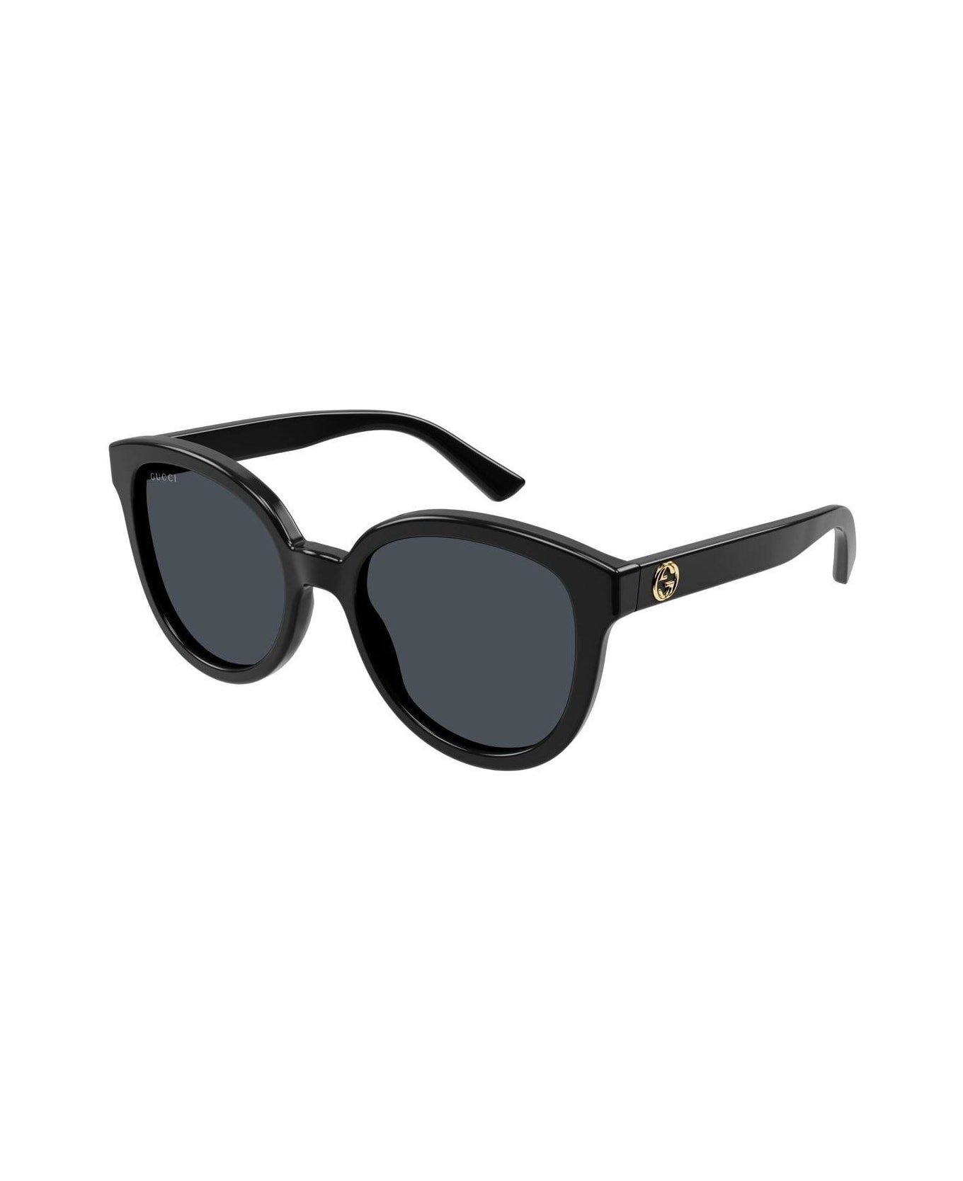 Gucci Eyewear Cat-eye Frame Sunglasses Sunglasses - 001 BLACK BLACK GREY