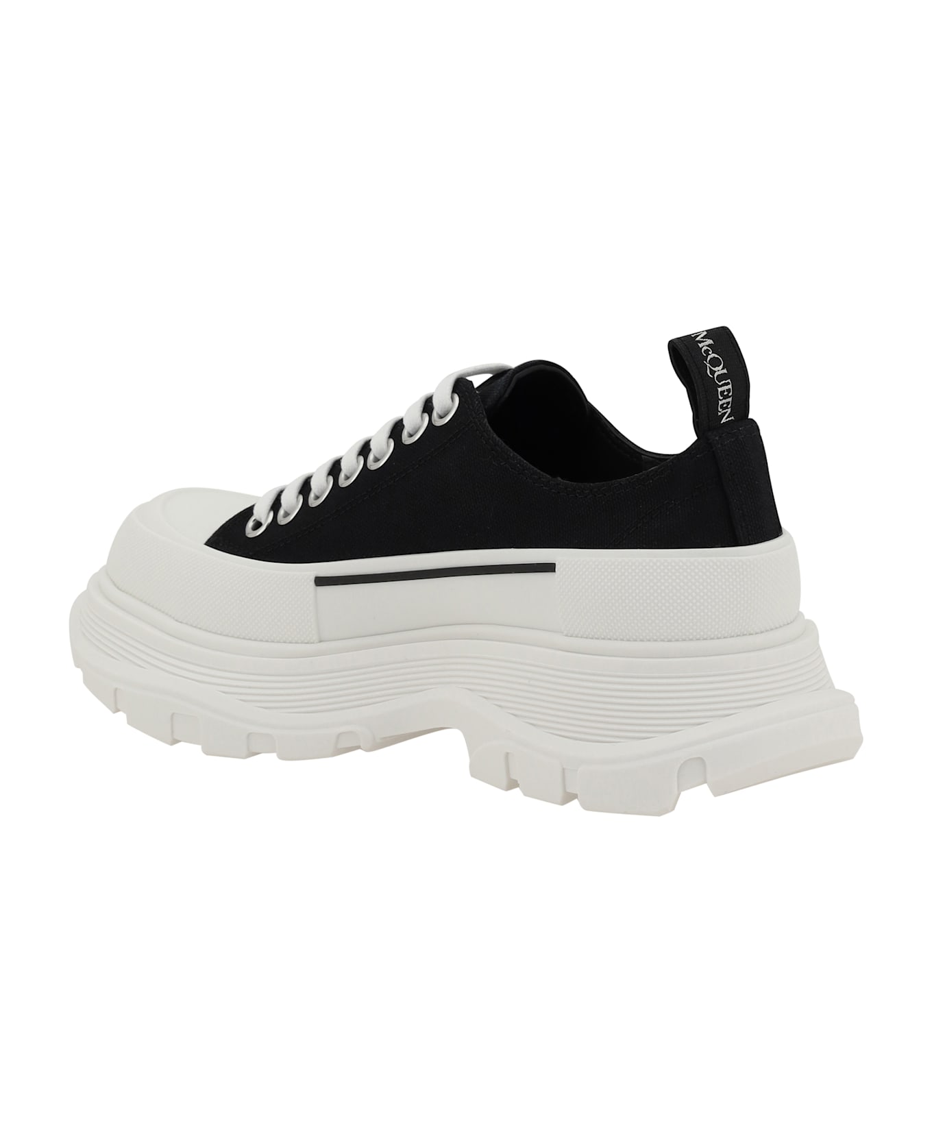 Alexander McQueen Tread Slick Sneakers - BLACK