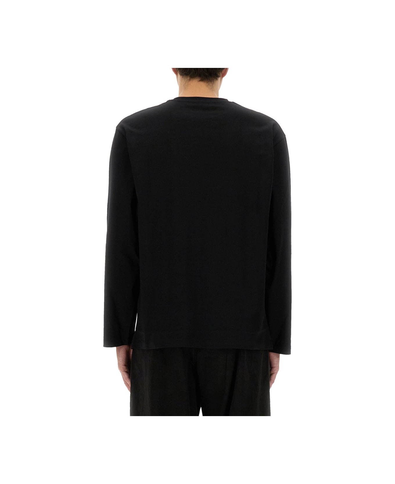MSGM Cotton Sweatshirt - BLACK