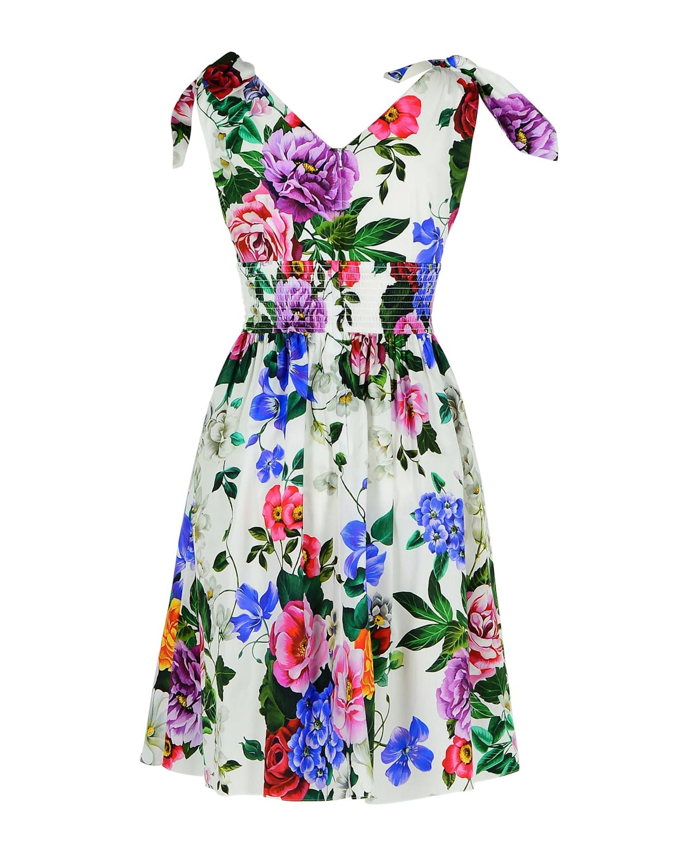 Dolce 
Gabbana Floral Midi Dress - Multicolor