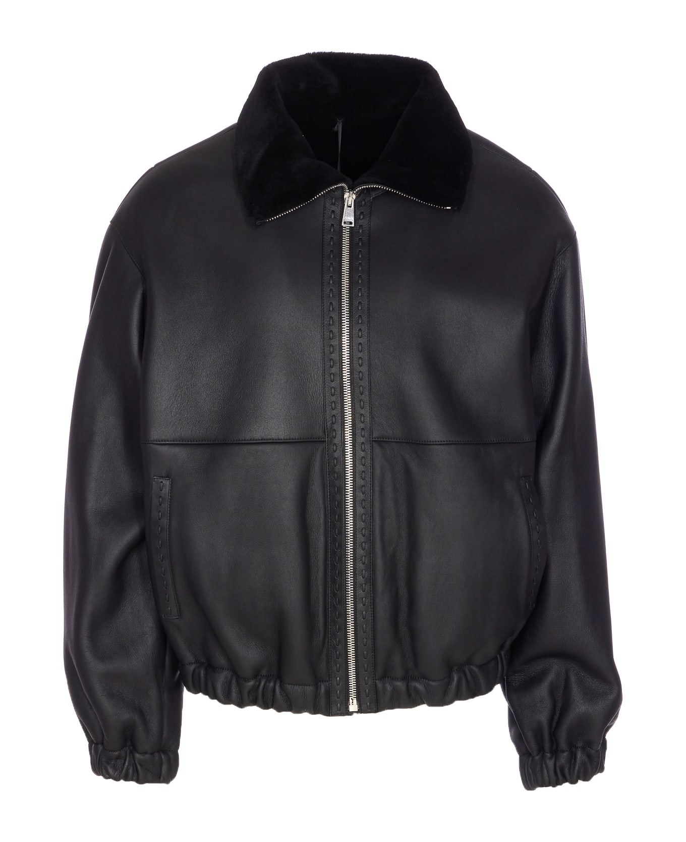 Fendi Ff Detail Blouson - Black