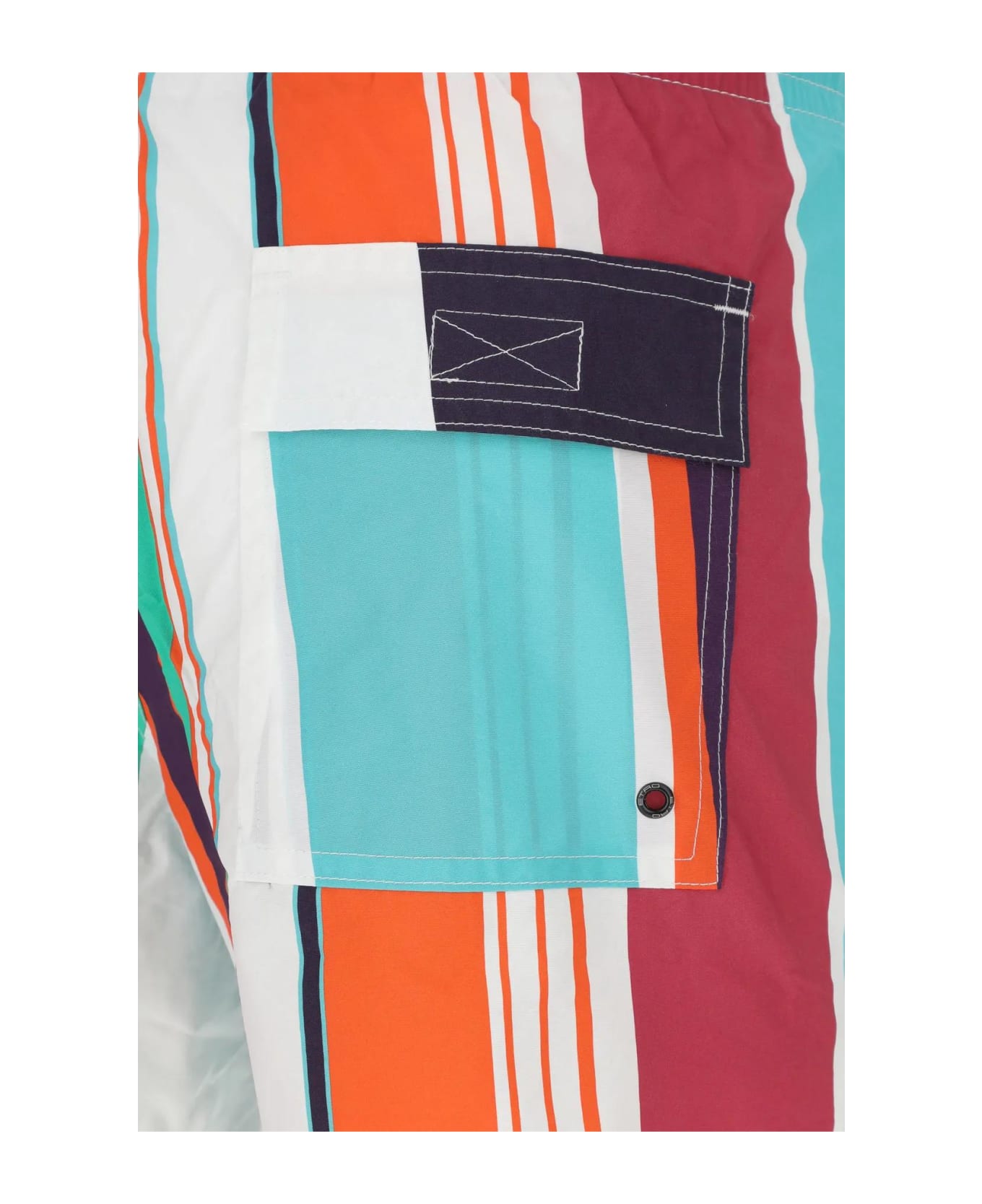 Etro Printed Nylon Swimming Shorts - Multicolor