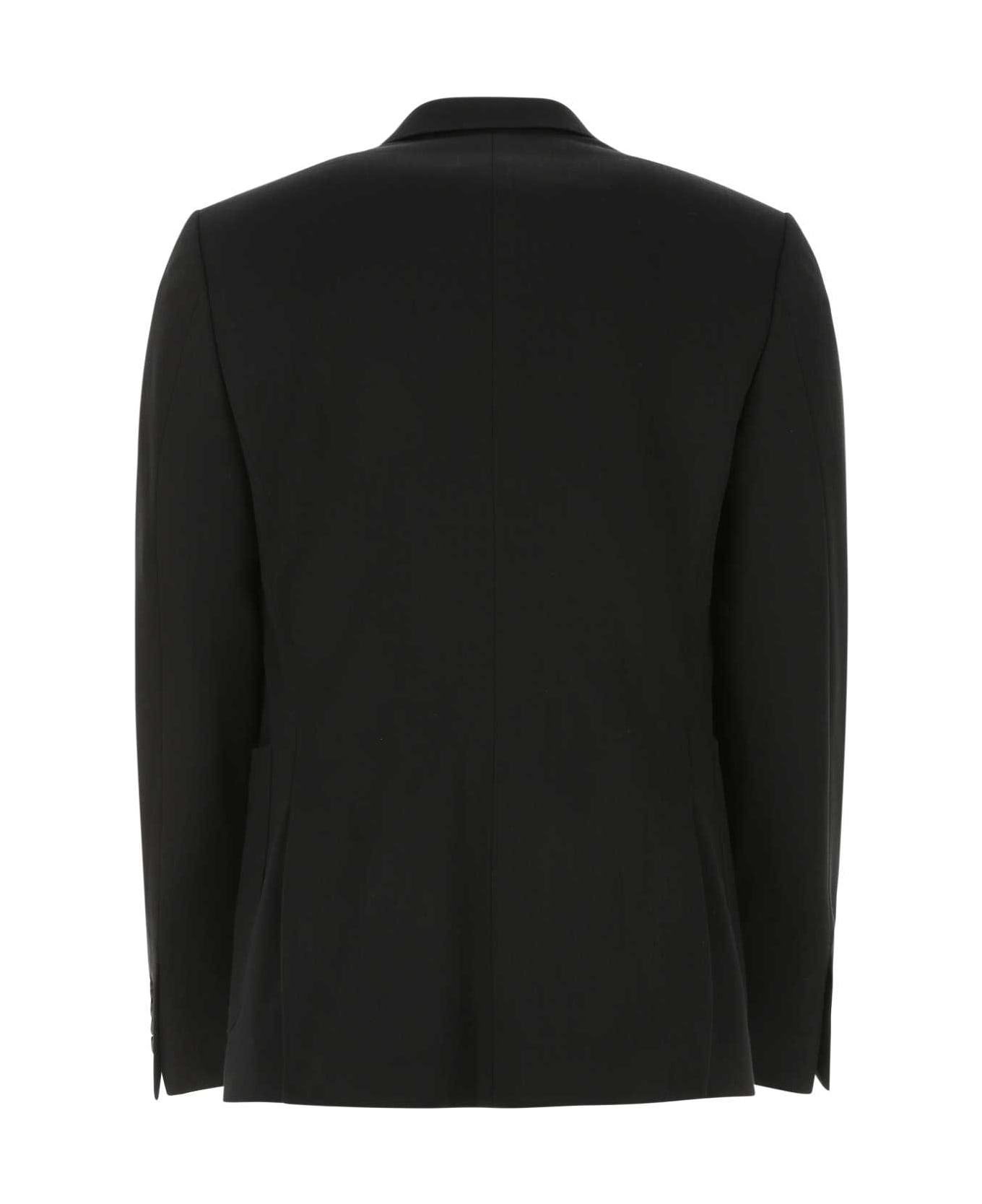 Dolce & Gabbana Black Stretch Viscose Blend Blazer - S9000