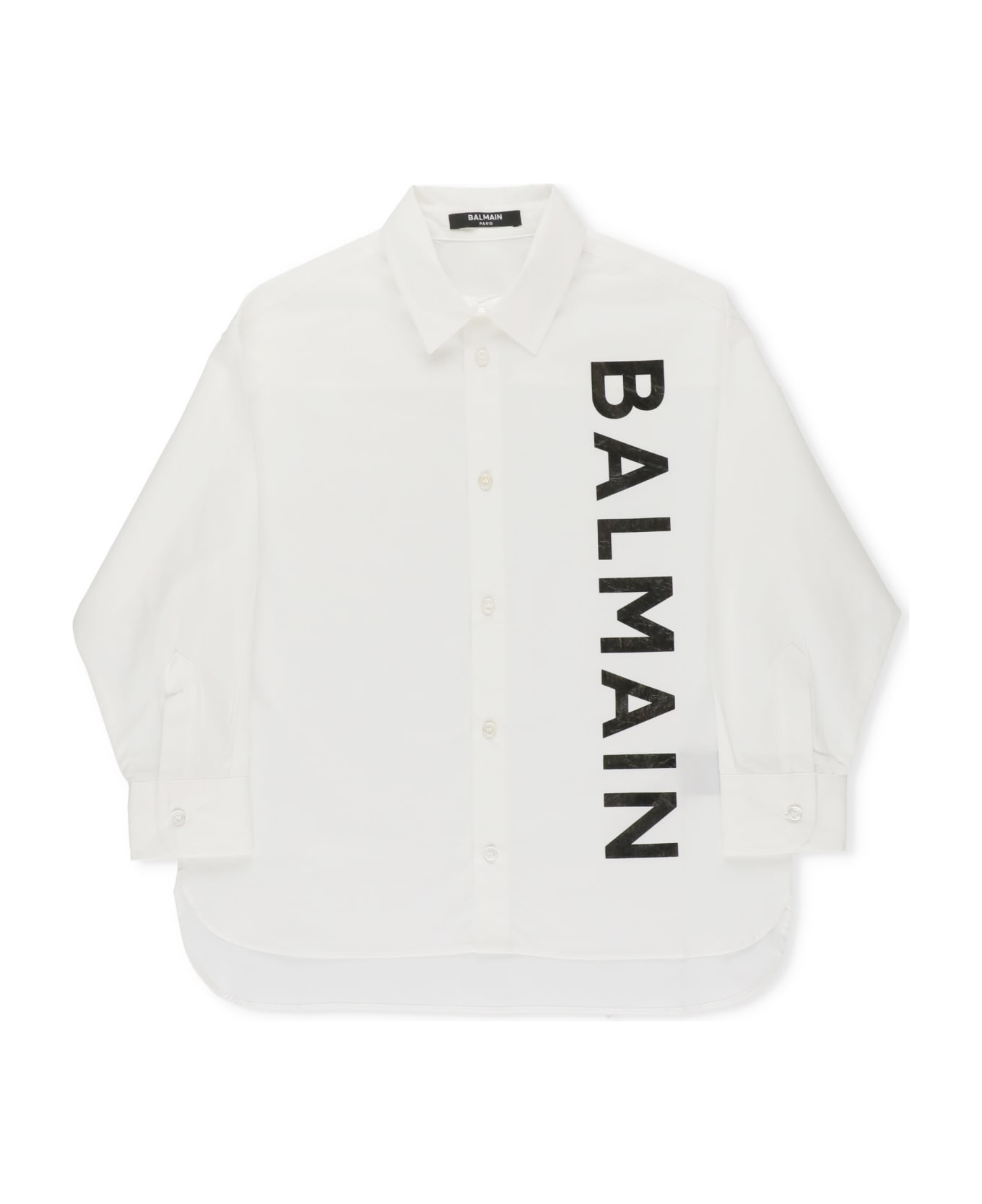 Balmain Shirt With Logo - White