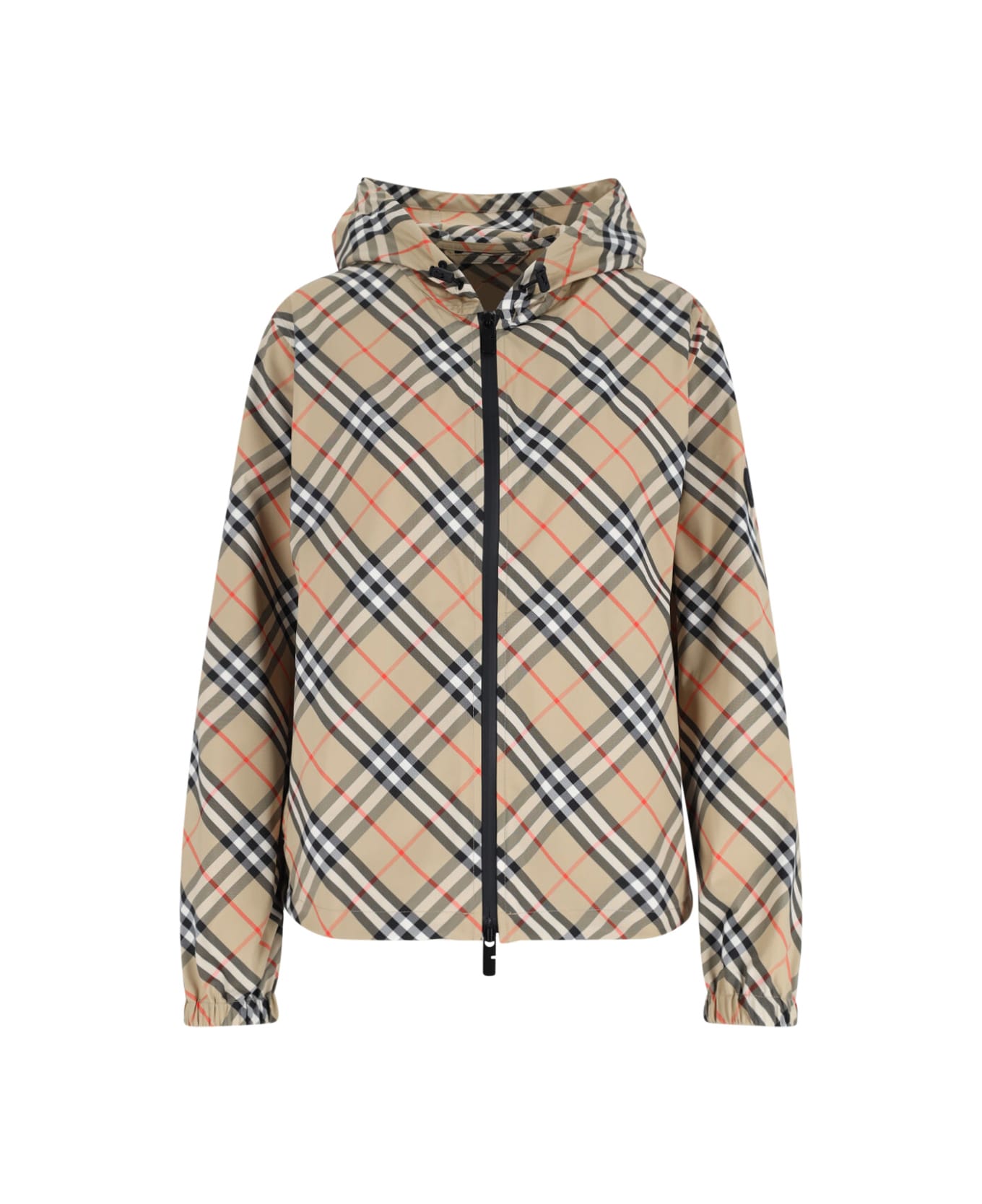 Burberry 
check
 Waterproof Jacket - SAND IP CHECK