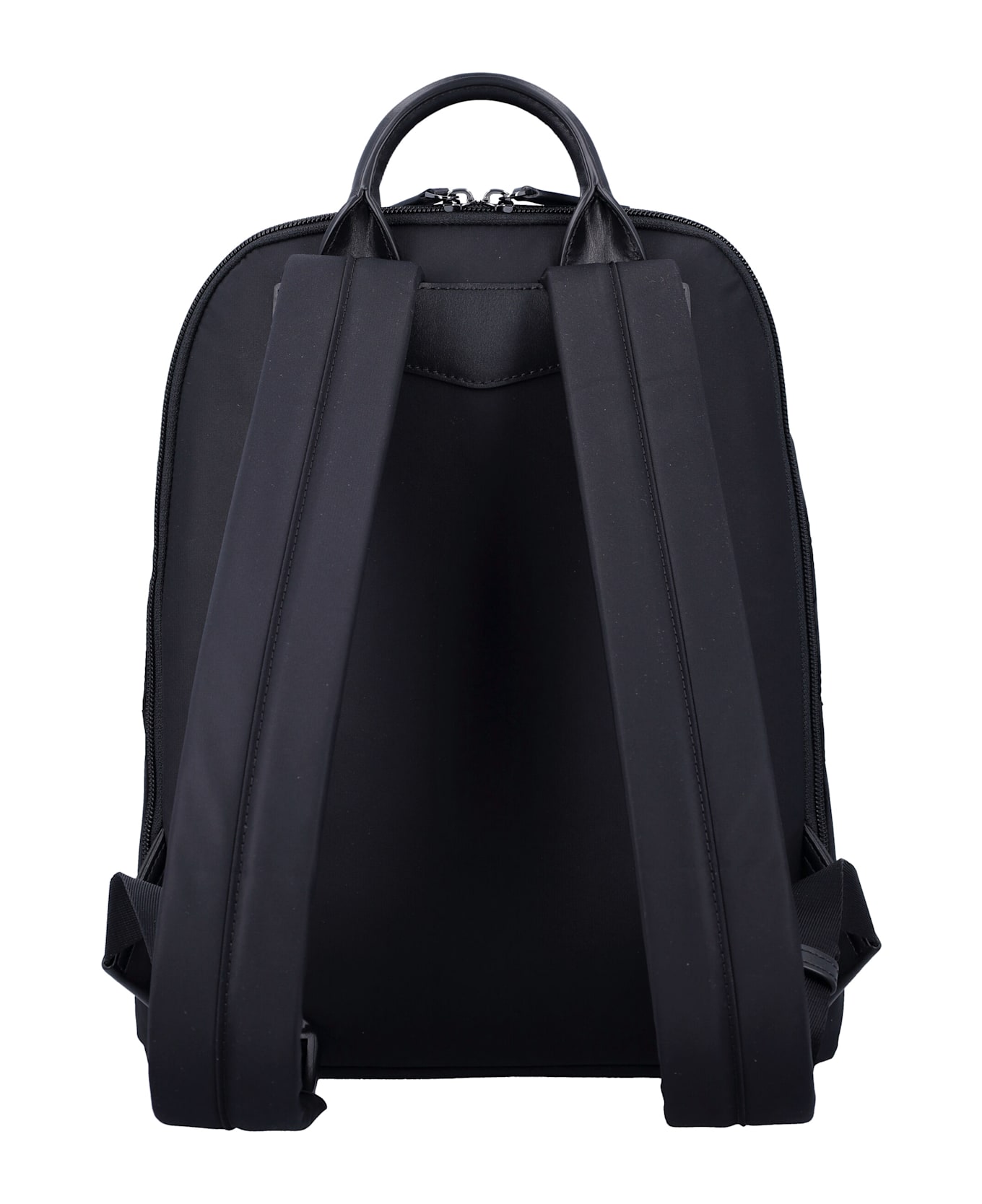 Emporio Armani Asv Recycled Nylon Backpack - BLACK