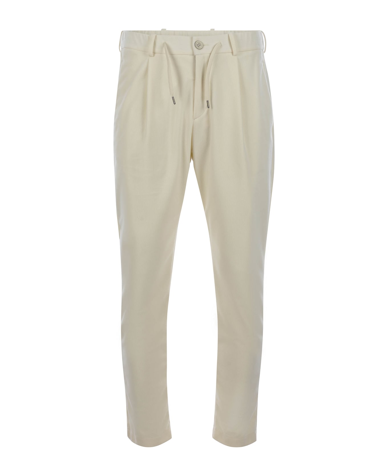 Herno Trousers Herno Made Of Velvet - Beige