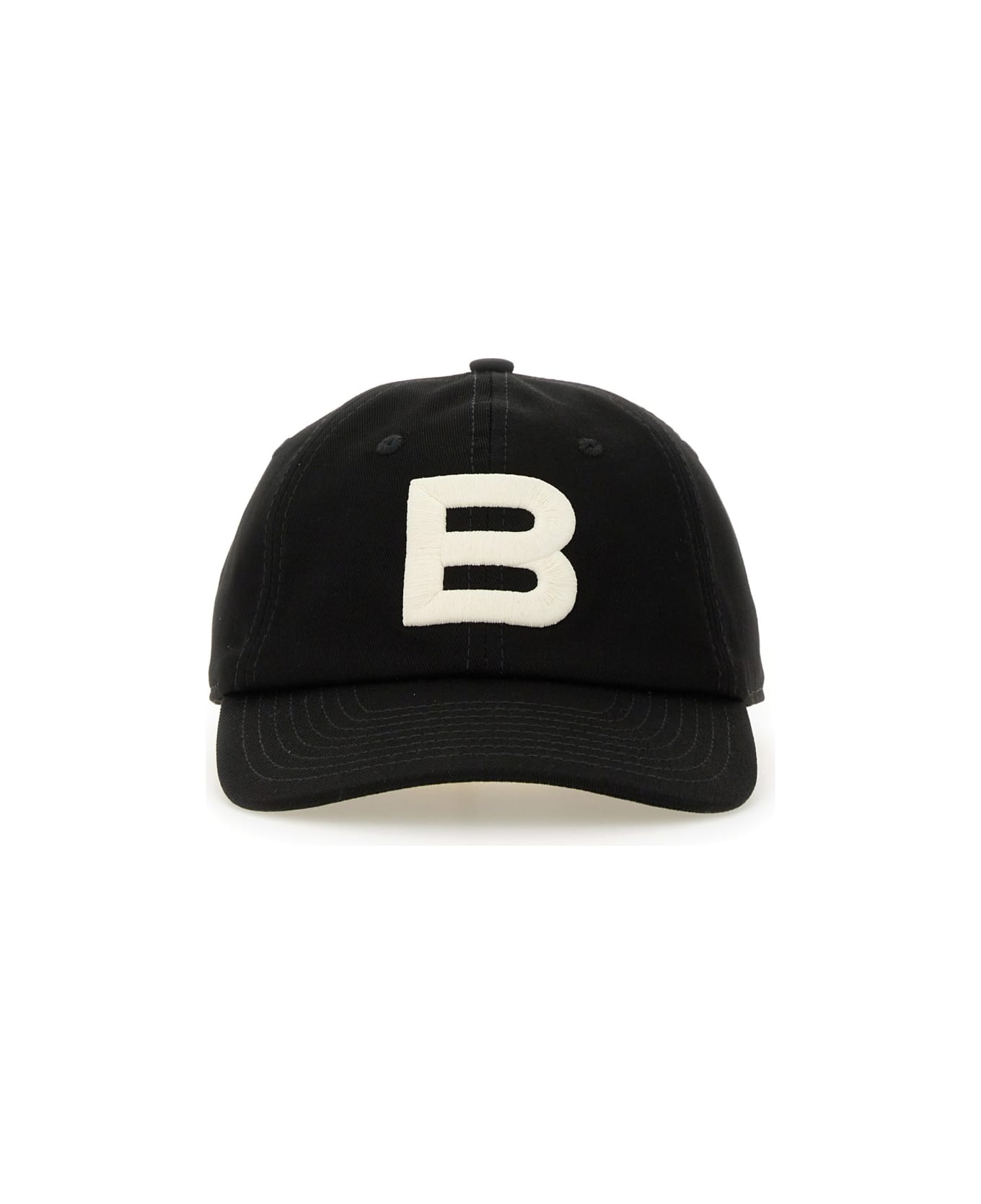 Bally Baseball Hat With Logo - BLACK