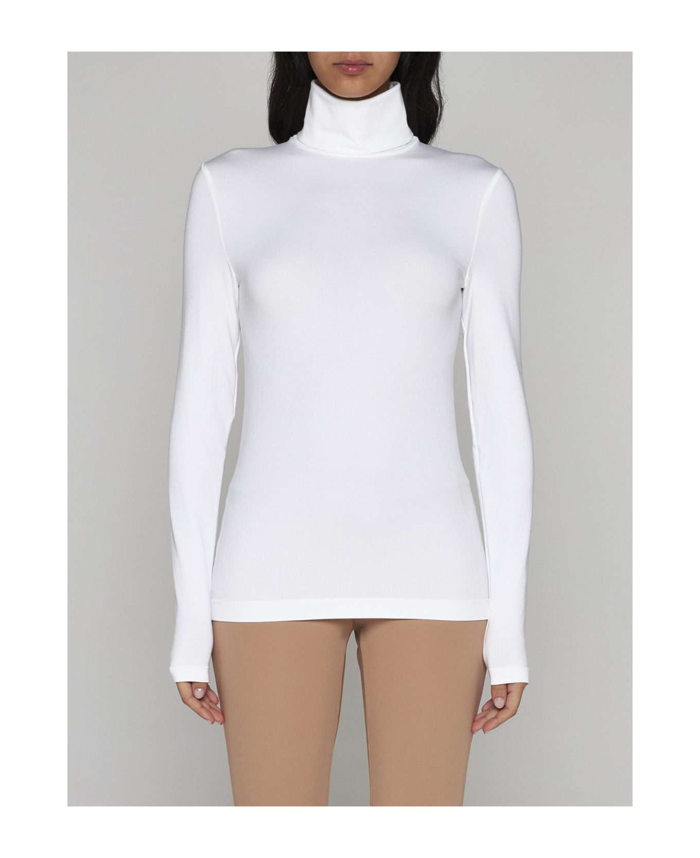 Wolford Aurora Modal-blend Turtleneck - WHITE