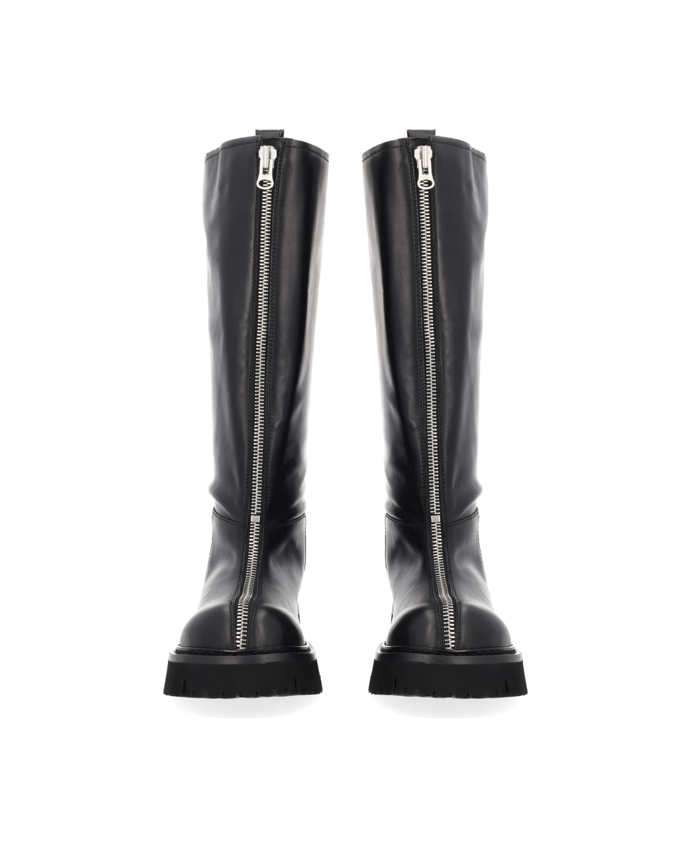 Moschino Boot "zipper" - BLACK