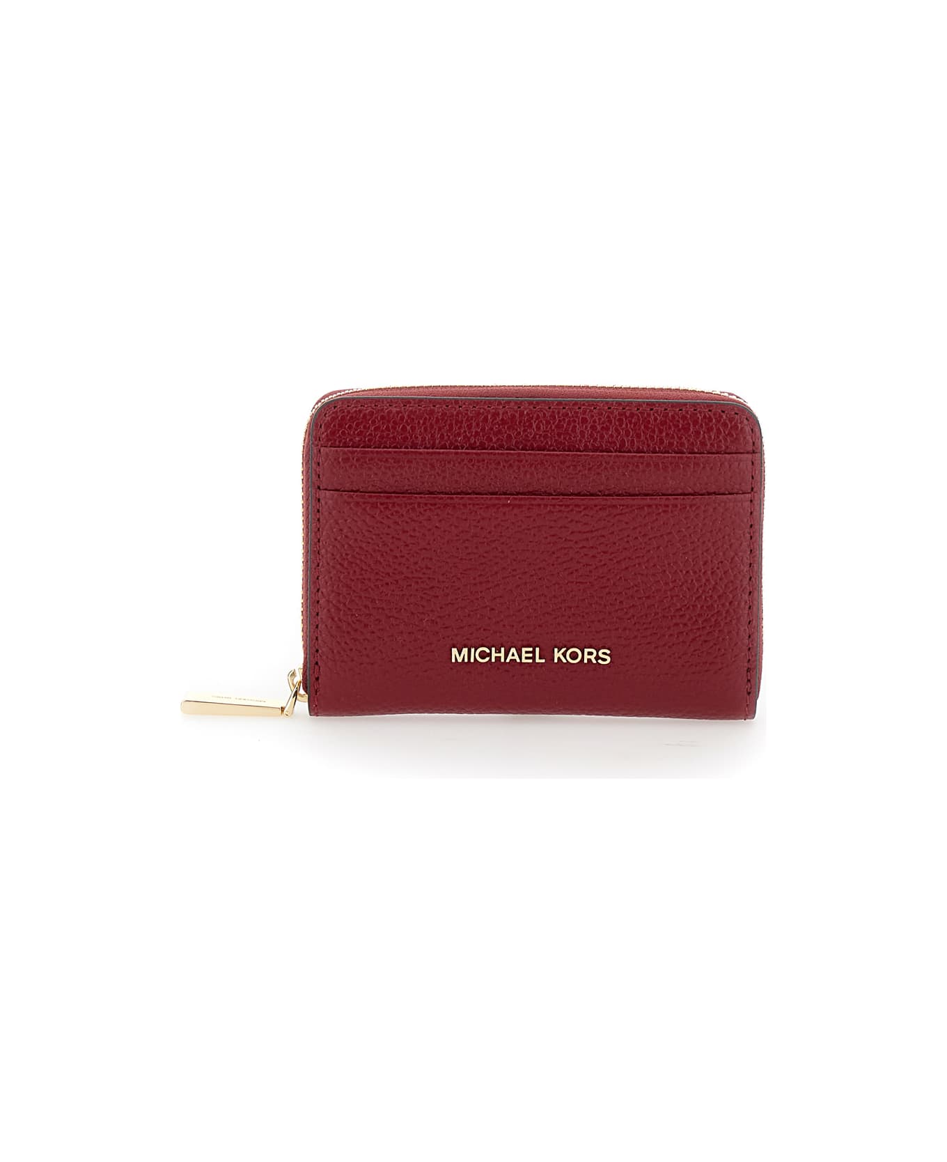 MICHAEL Michael Kors Jet Set Small Zip-around Card Case - Red