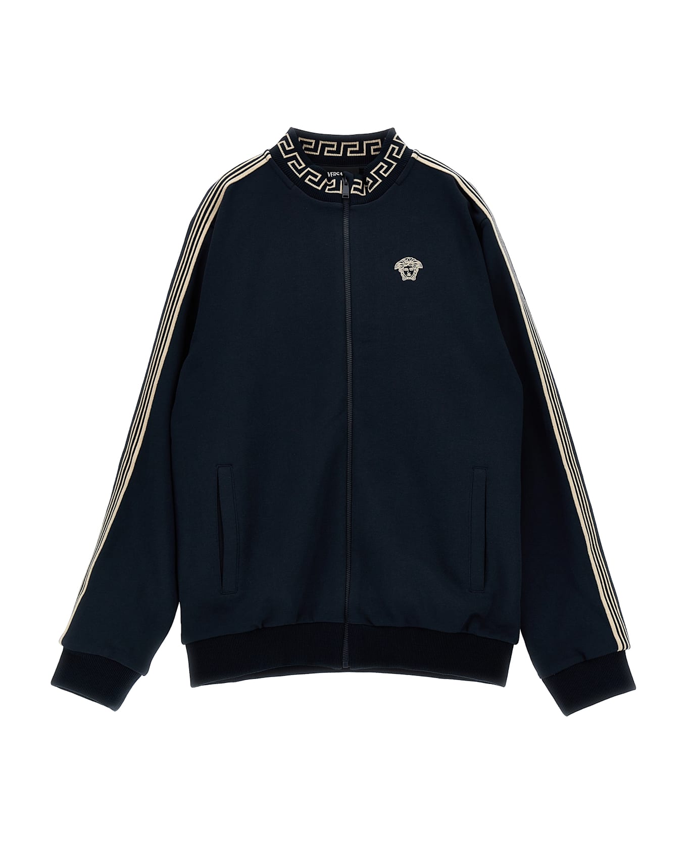 Versace 'greca' Sweatshirt - Blue