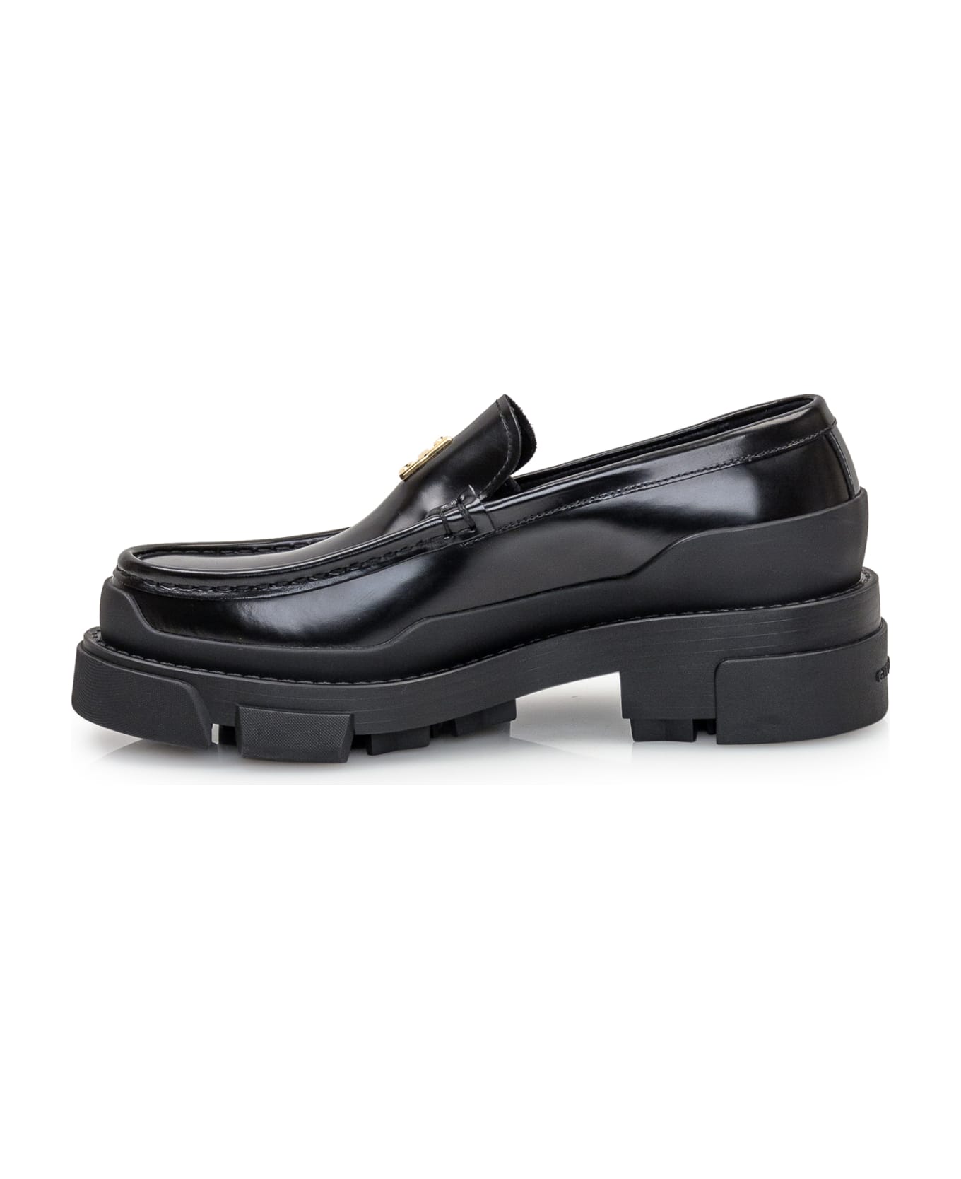 Givenchy Terra Leather Loafers - Black