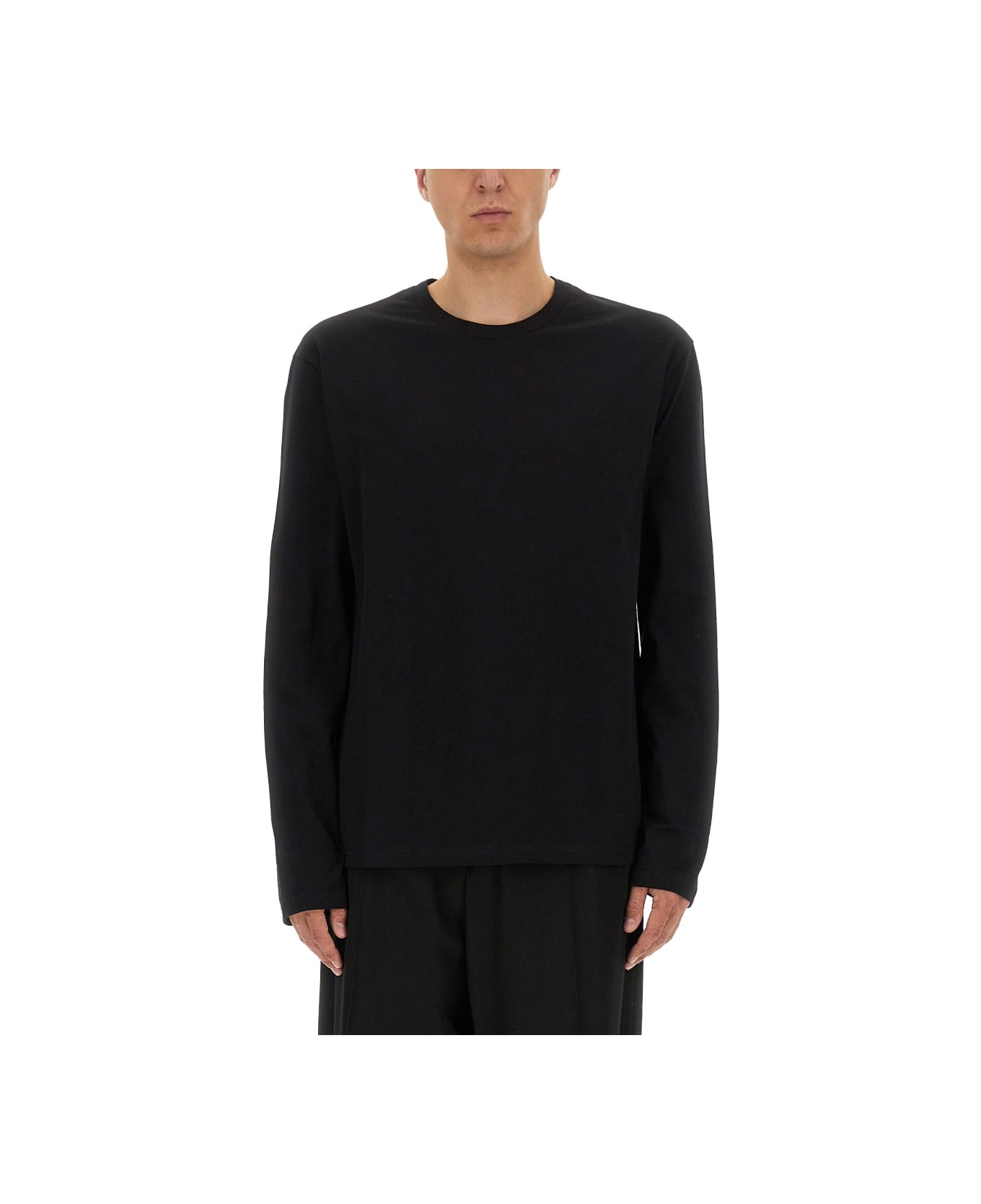 Jil Sander Long-sleeved T-shirt - BLACK
