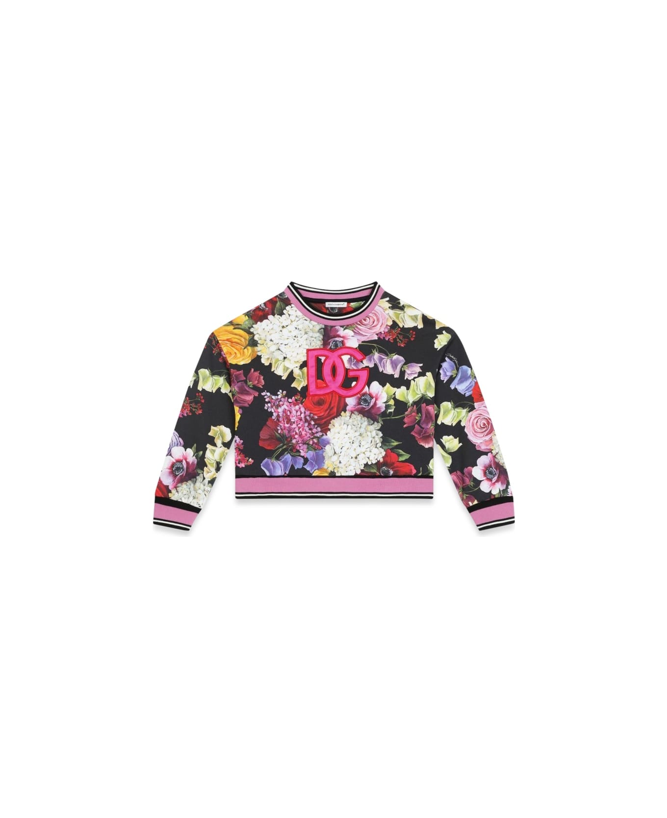 Dolce & Gabbana Sweatshirt Hydrangeas - MULTICOLOUR ニットウェア＆スウェットシャツ