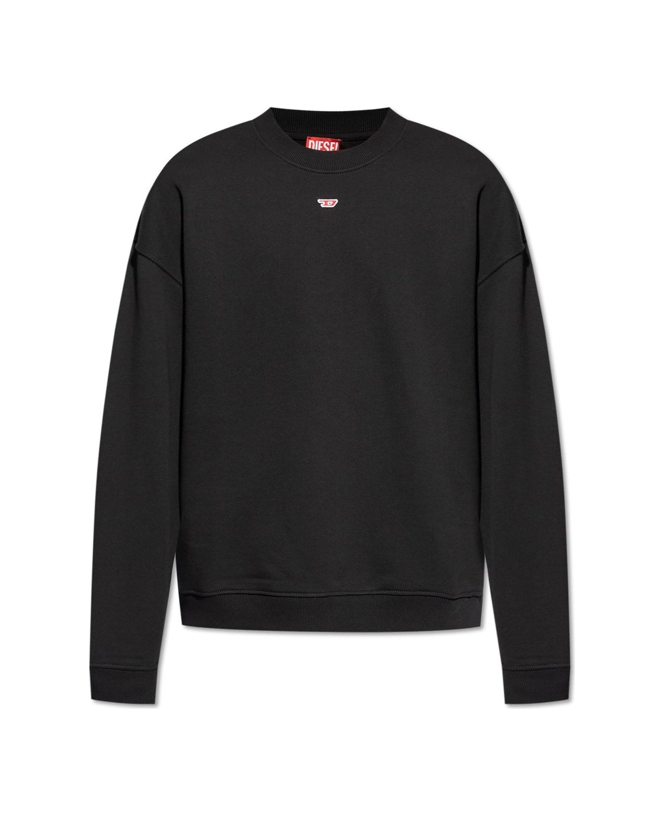 Diesel S-boxt-d Logo Patch Sweatshirt - Black