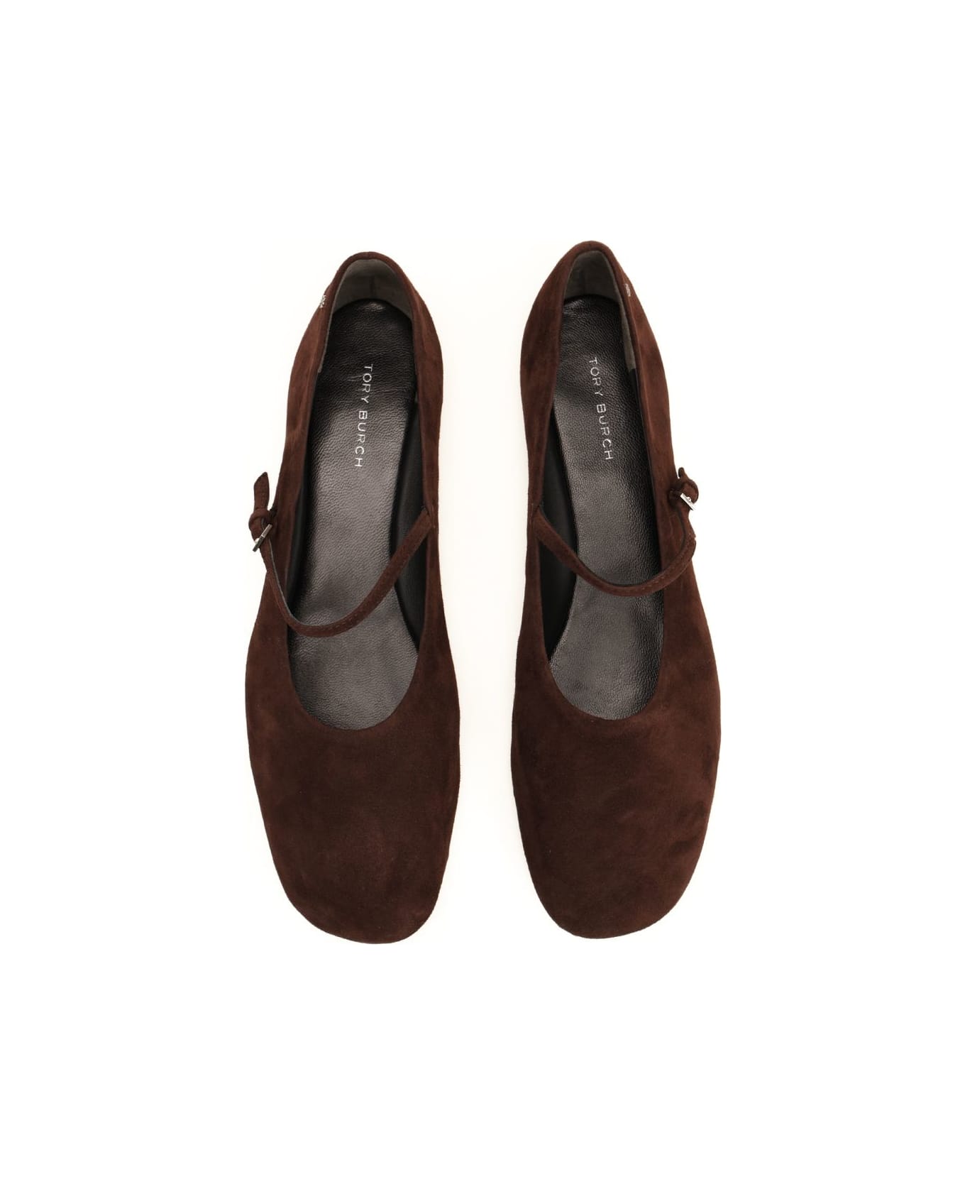 Tory Burch Mary Jane Ballet Flats - Brown