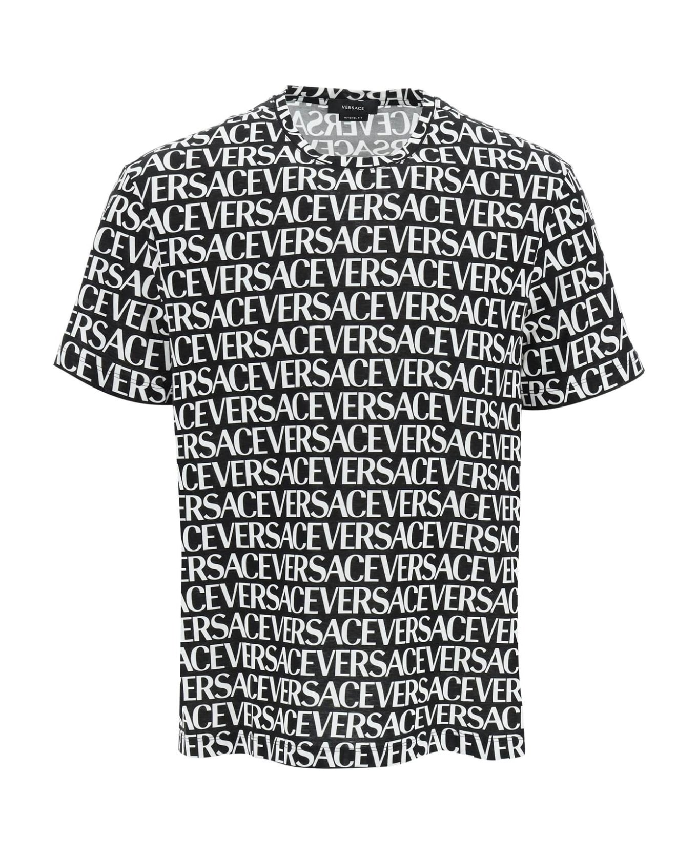 Versace Cotton Logo T-shirt - Black