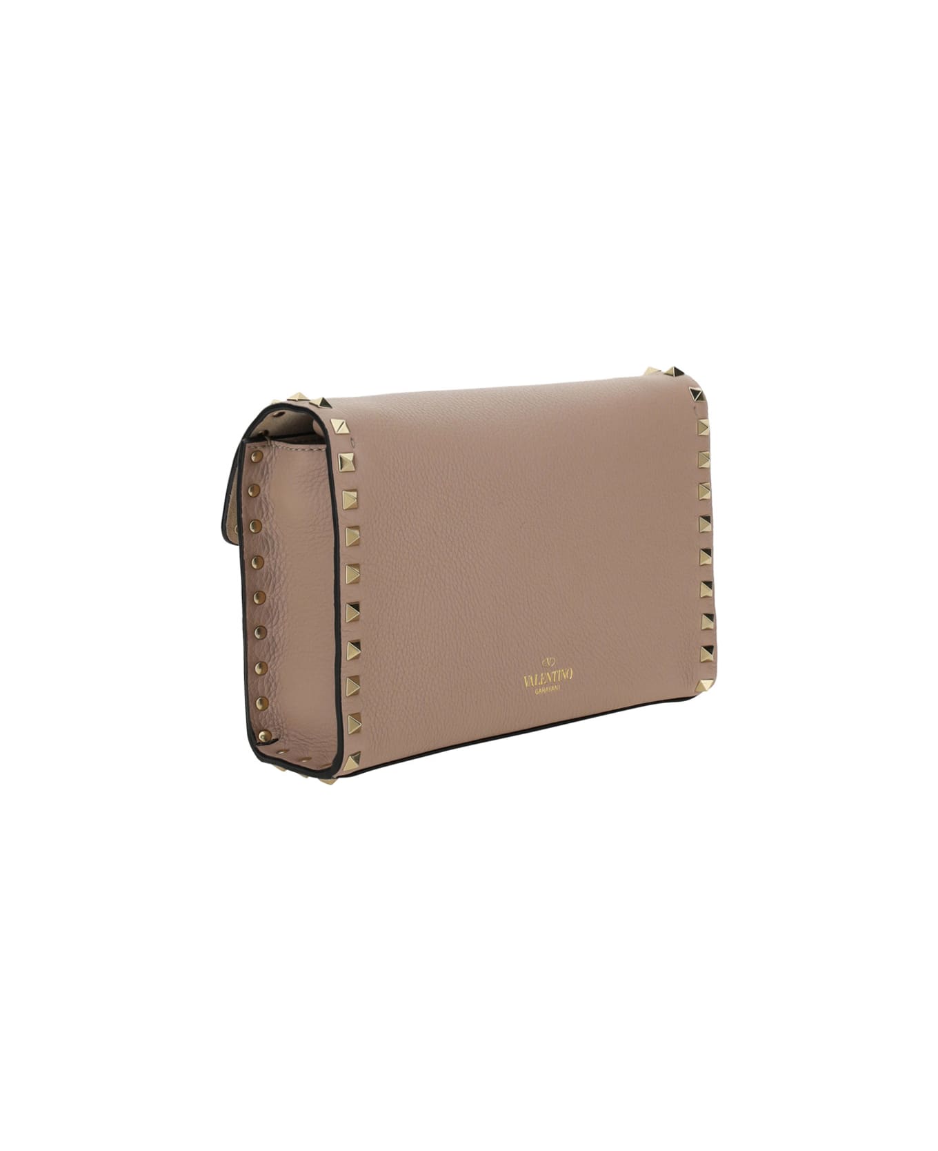Valentino Garavani Rockstud Shoulder Bag - Powder