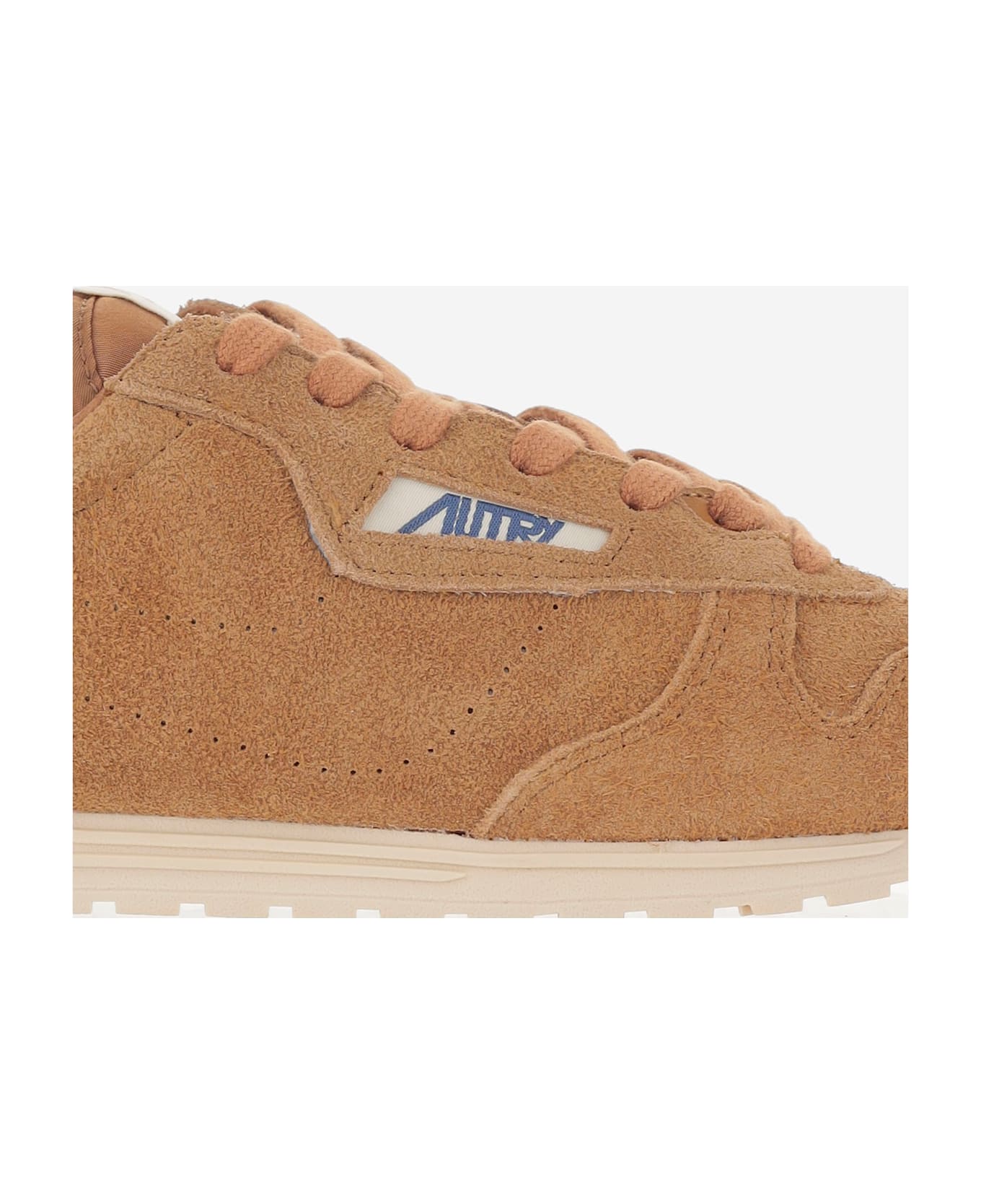 Autry Windspin Leather Sneakers - Brown