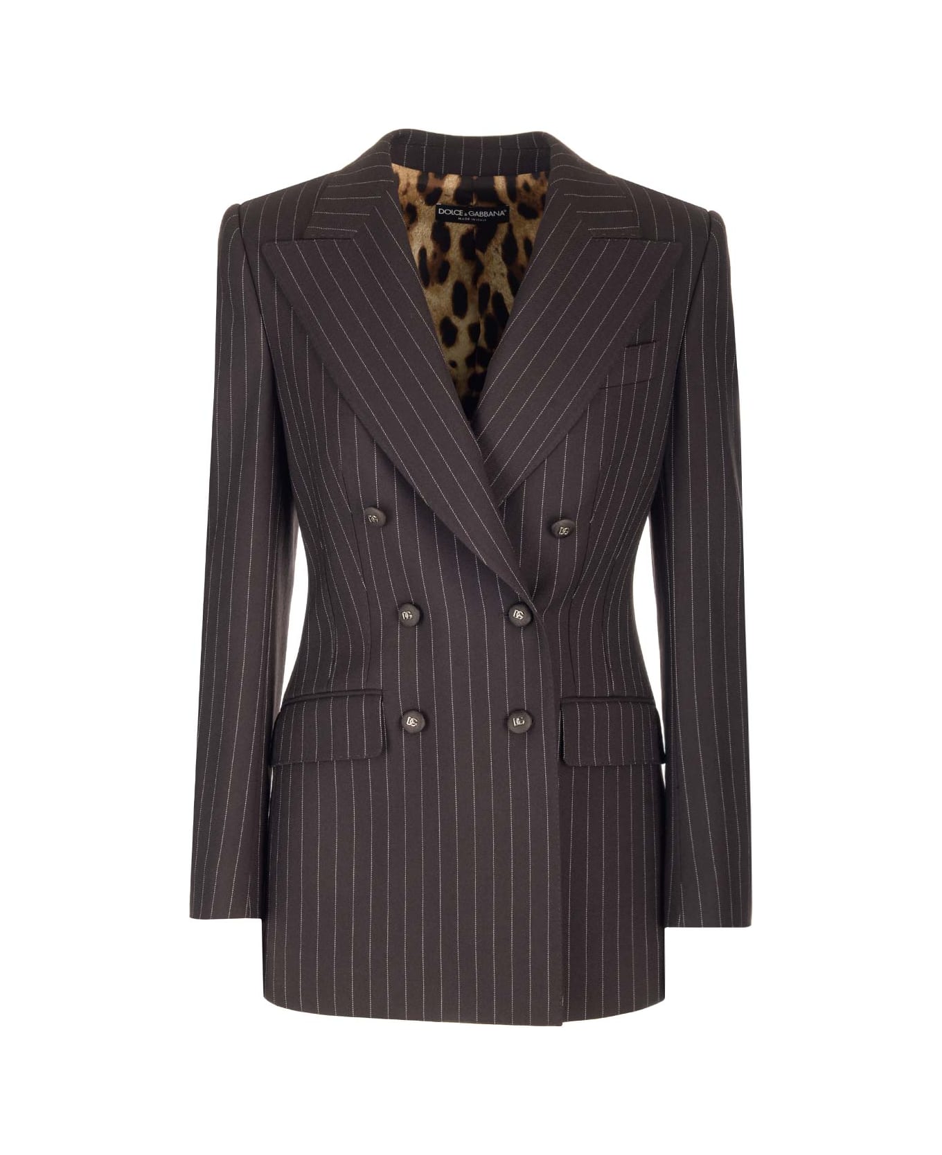 Dolce & Gabbana Double-breasted Blazer - BROWN